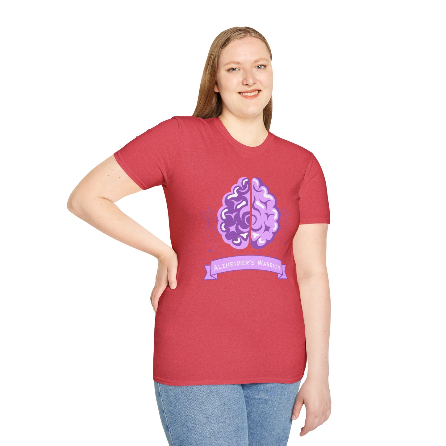 Alzheimer's Warrior - Unisex Softstyle T-Shirt