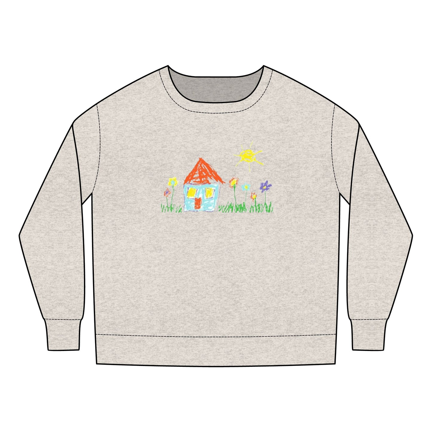 Your Childs Art on a Shirt - Toddler Sweatshirt