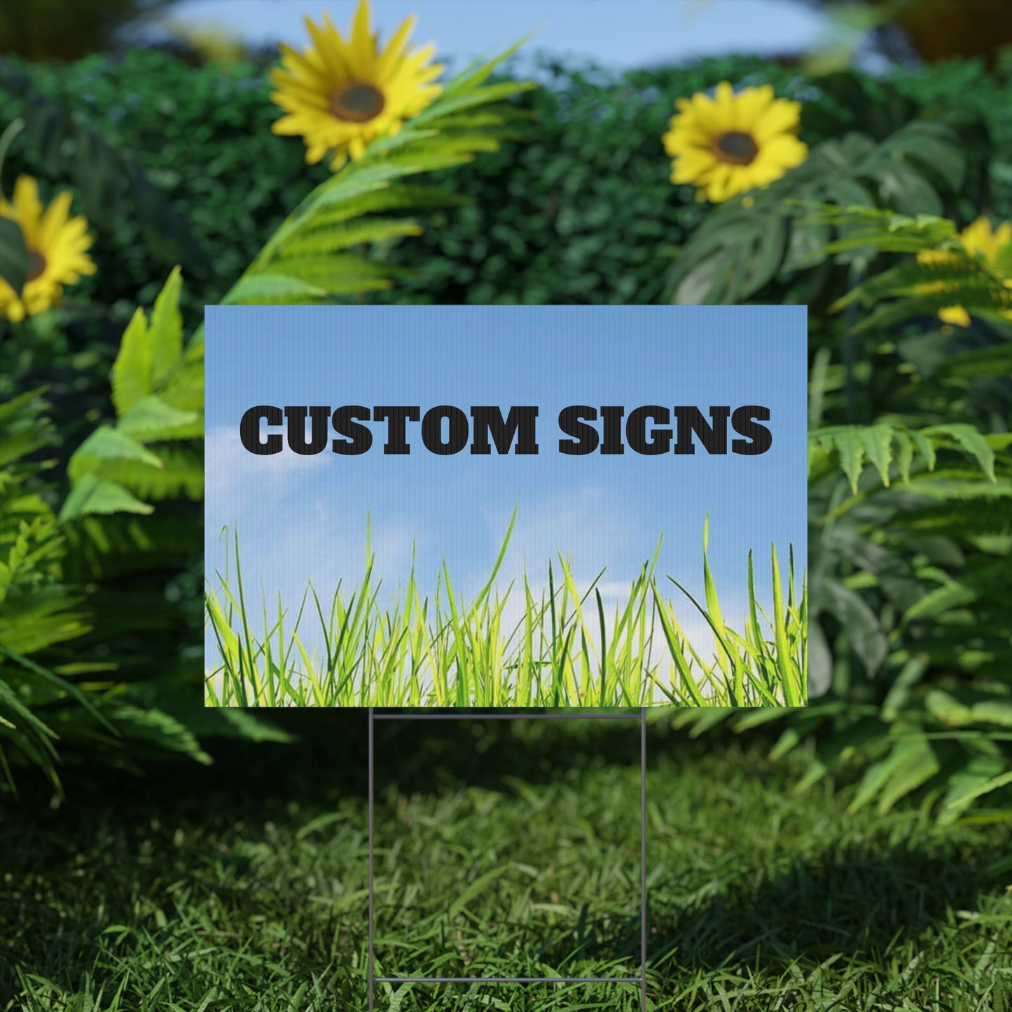 Custom - Plastic Yard Sign