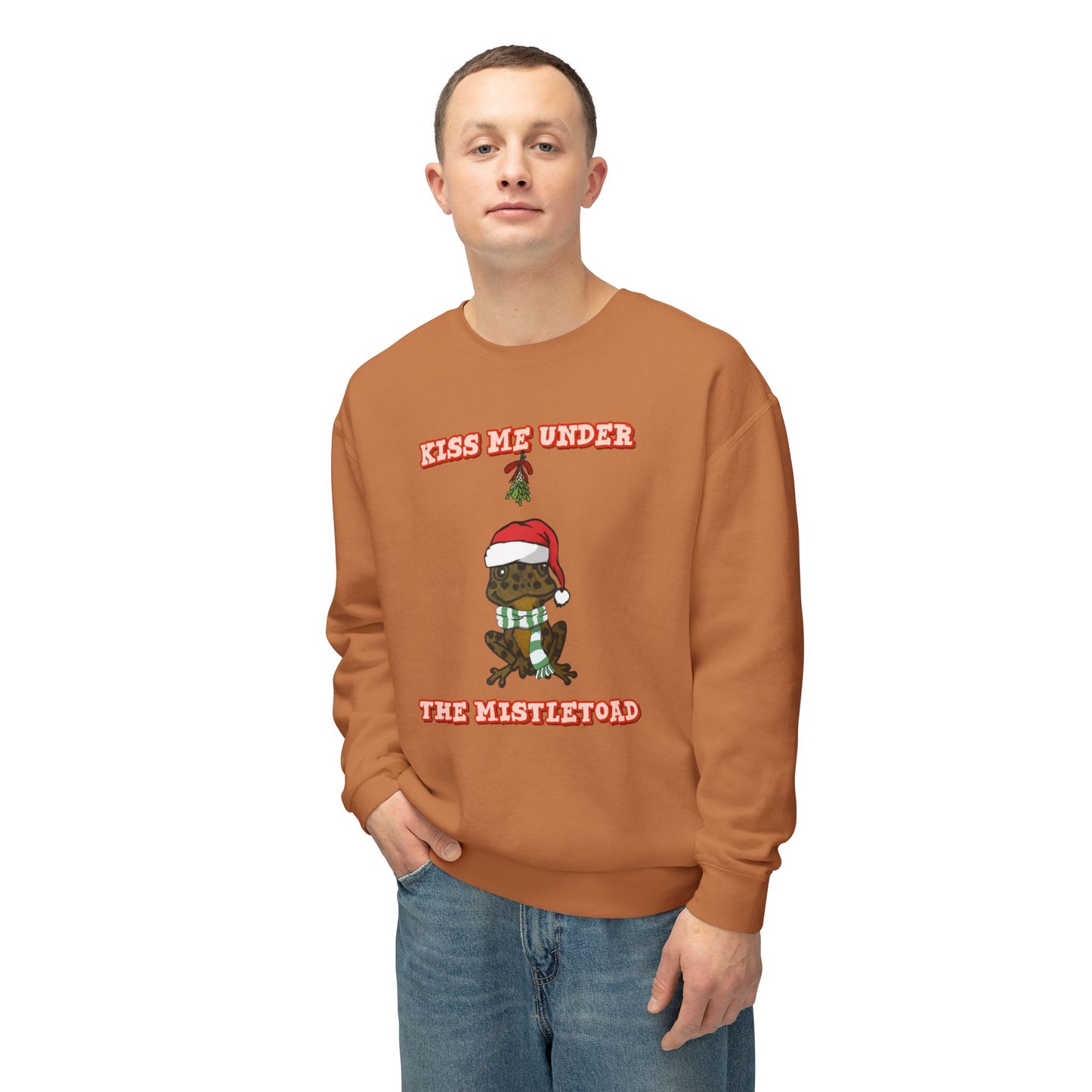 MistleToad - Unisex Lightweight Crewneck Sweatshirt