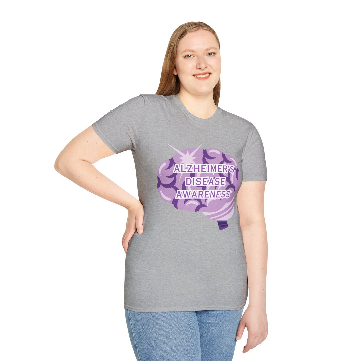 Alzheimer's Disease Awareness - Unisex Softstyle T-Shirt