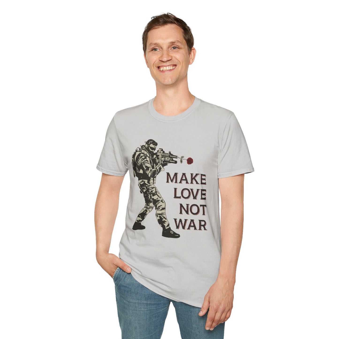 Make Love Not War - Unisex Softstyle T-Shirt