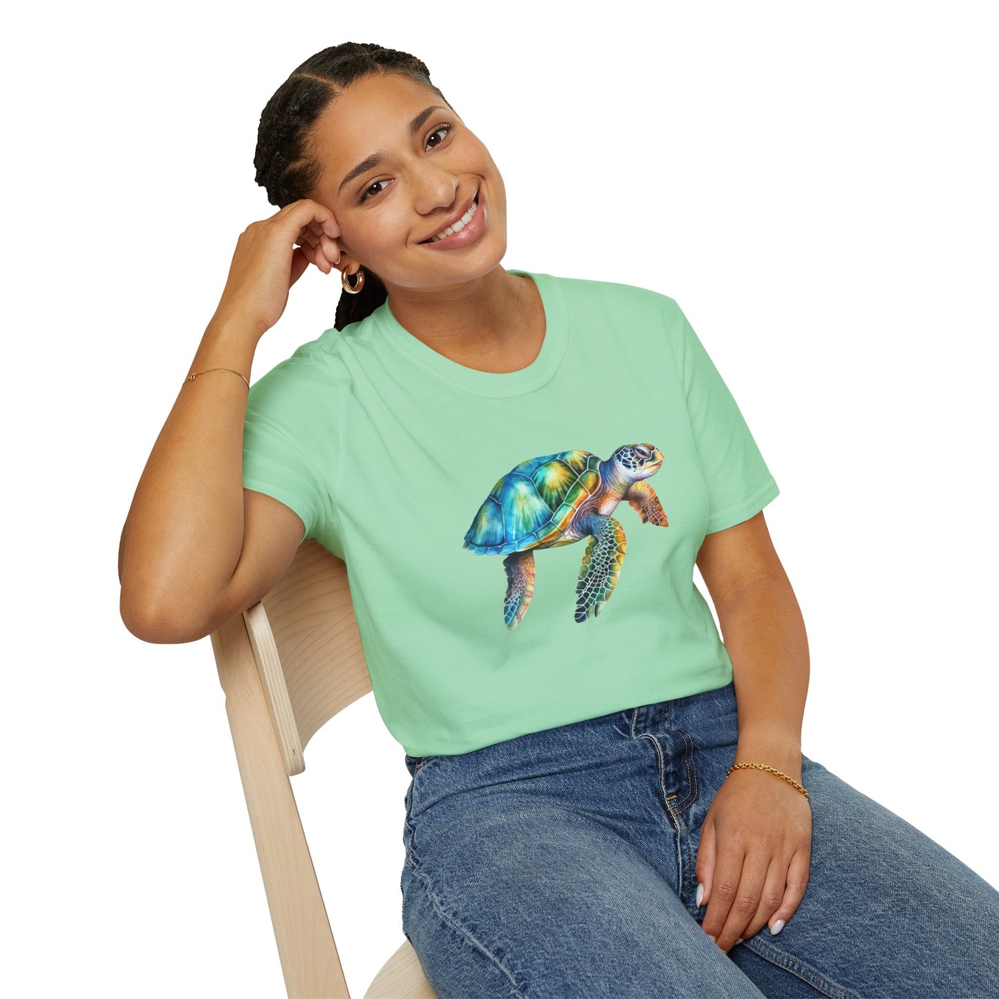 Sea Turtle - Unisex Softstyle T-Shirt