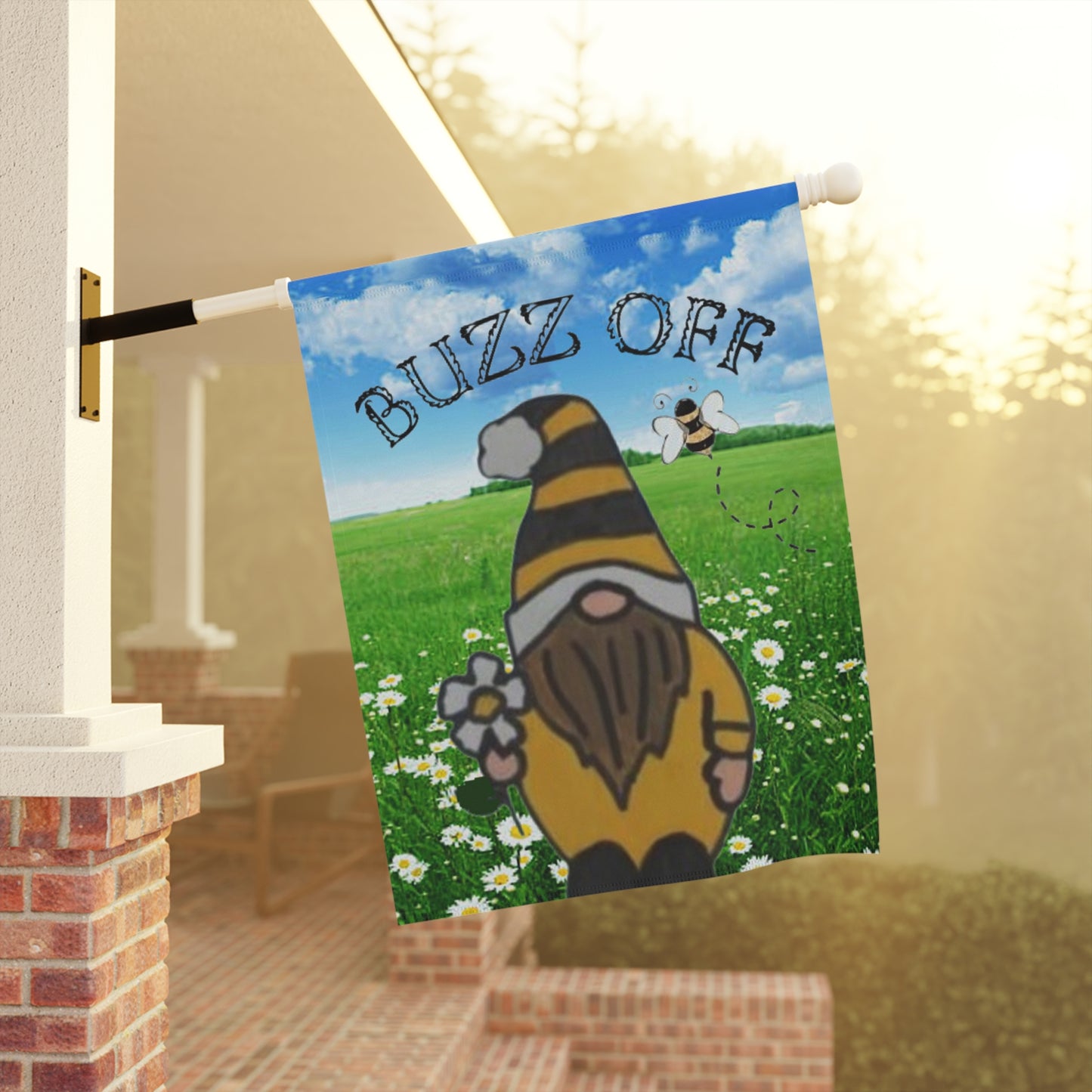 Buzz Off 1 - Garden & House Banner