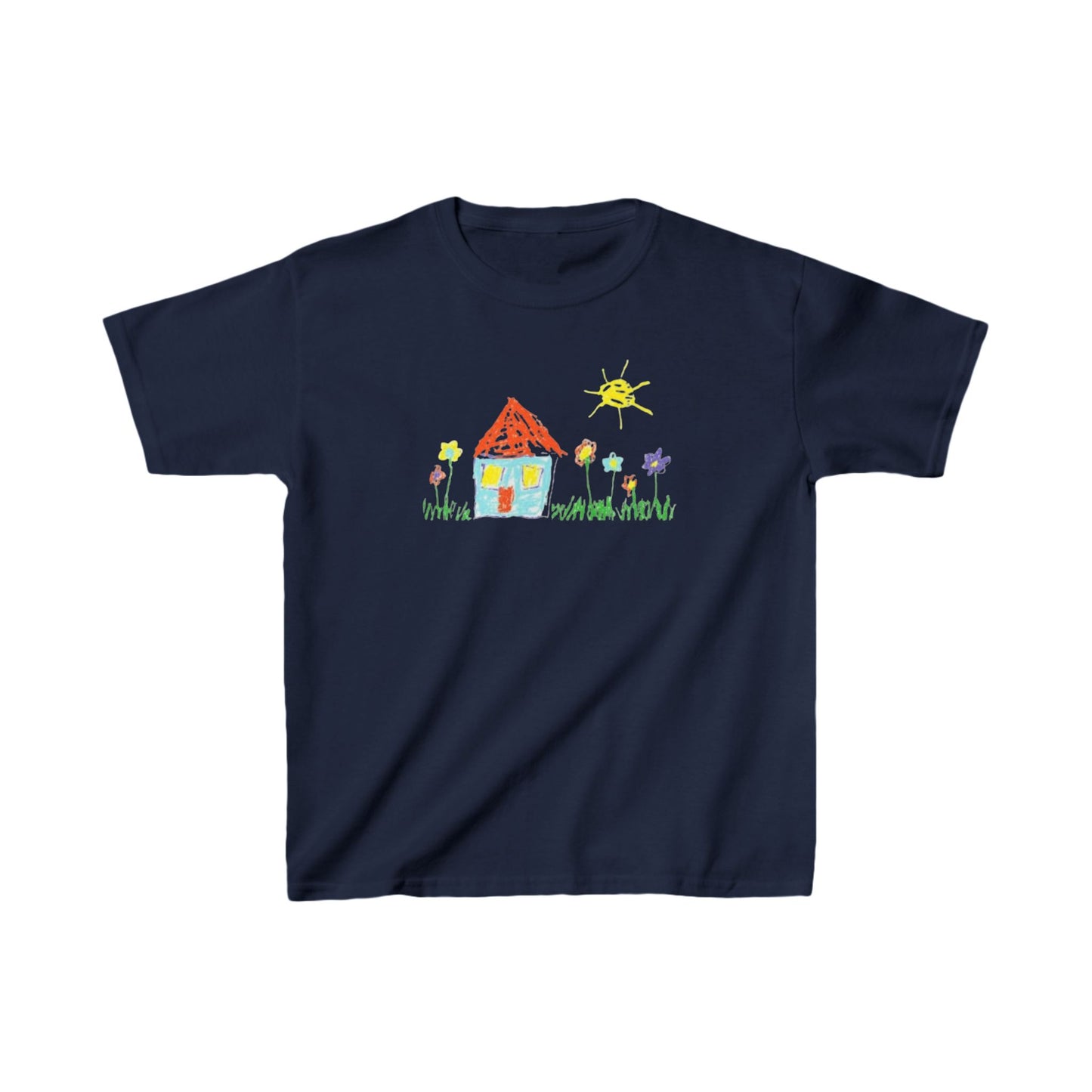 Your Childs Art on a Shirt - Kids Heavy Cotton™ Tee