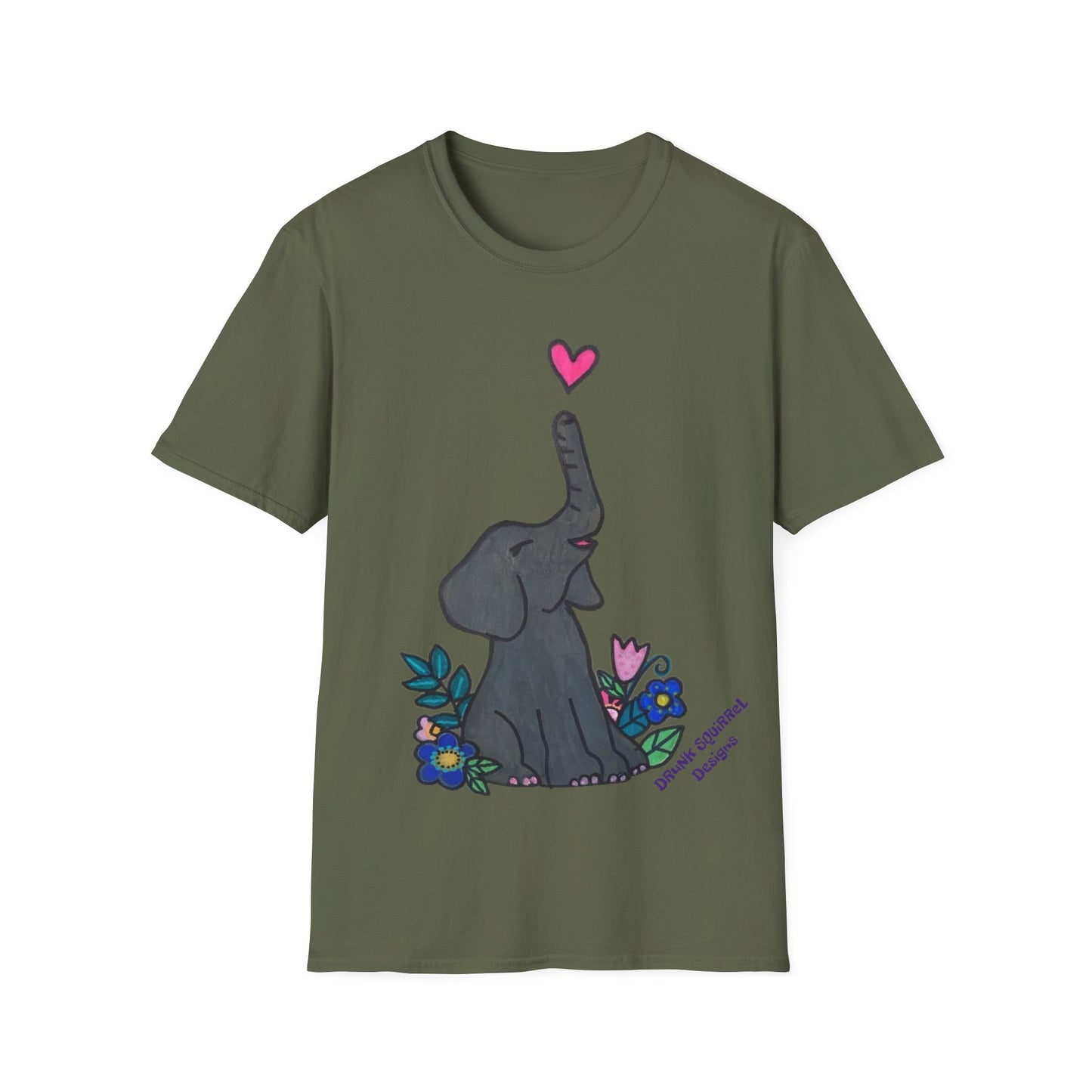 DSD Elephant - Unisex Softstyle T-Shirt