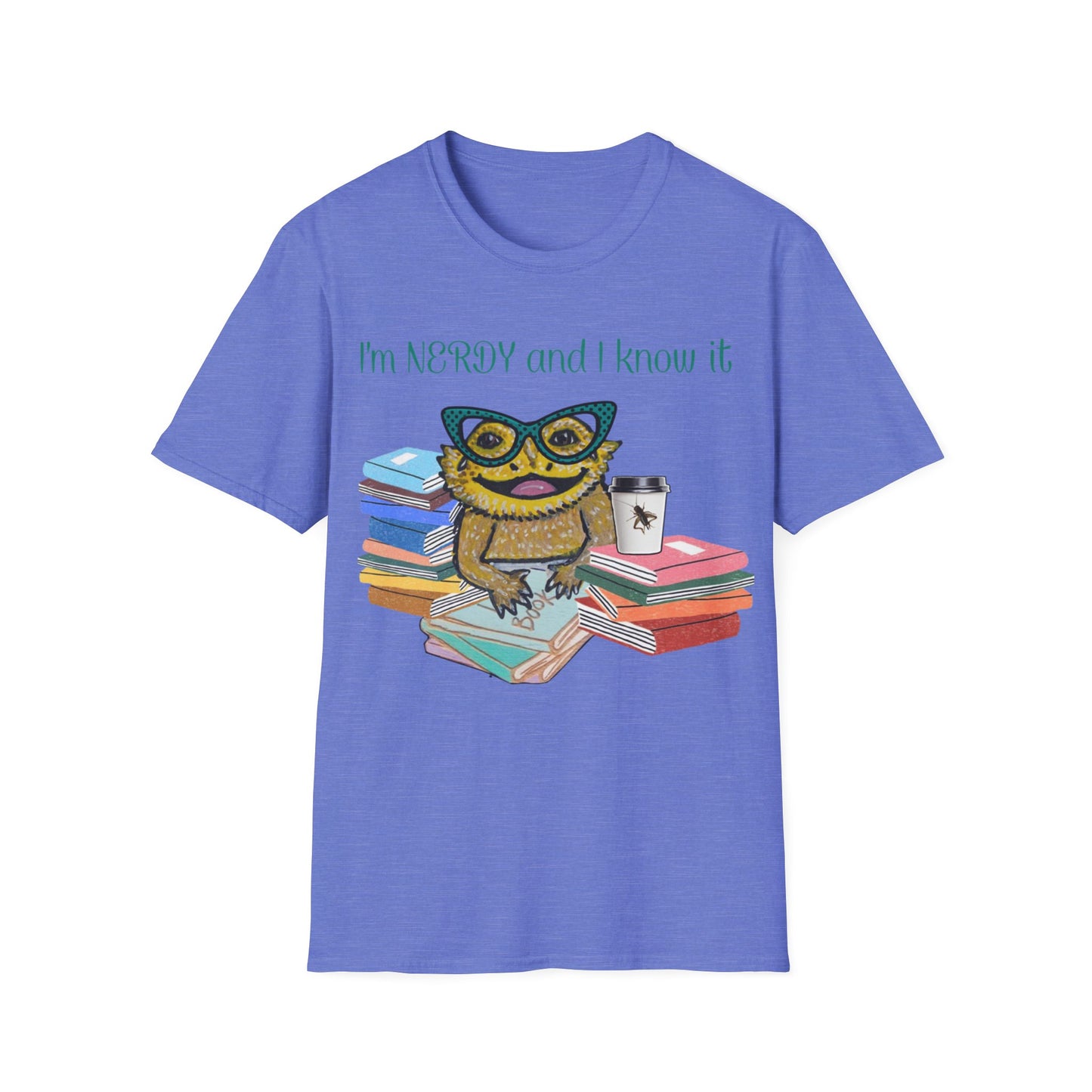 I'm Nerdy & I Know It Beardie - Unisex Softstyle T-Shirt