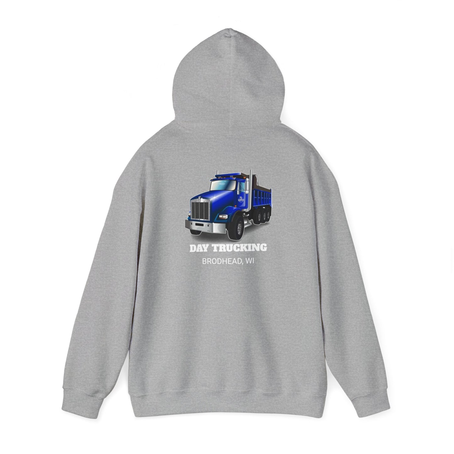 SJ Day Trucking - Hoodie FRONT AND BACK DESIGNS - Unisex Heavy Blend™ Hooded Sweatshirt