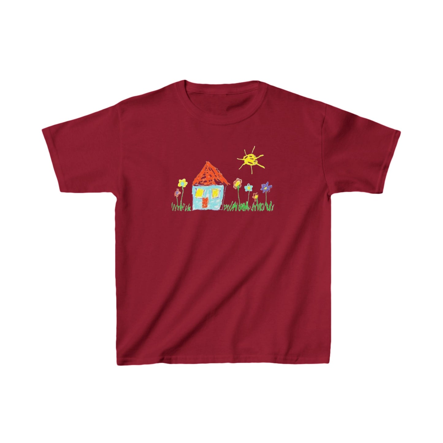 Your Childs Art on a Shirt - Kids Heavy Cotton™ Tee