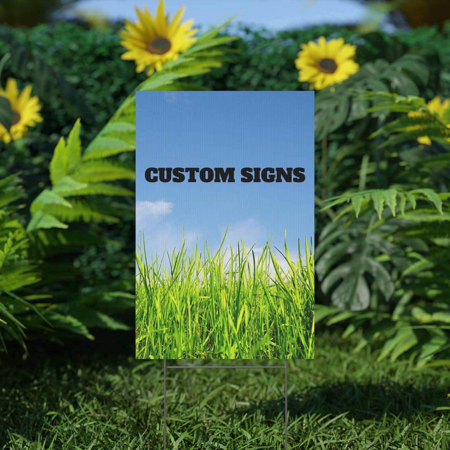 Custom - Plastic Yard Sign