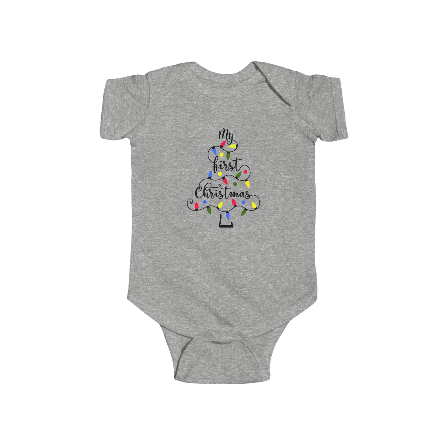 First Christmas - Infant Fine Jersey Bodysuit