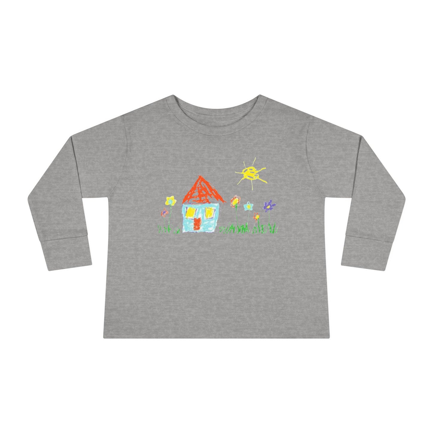 Your Child’s Art on a Shirt - Toddler Long Sleeve Tee