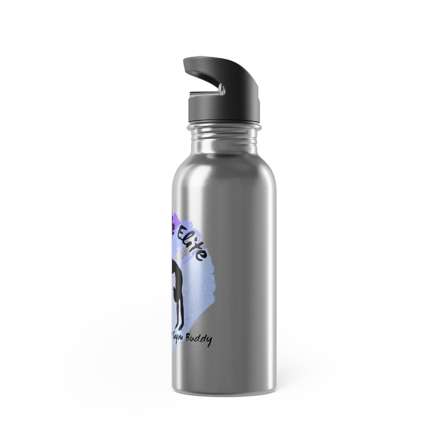 Custom (Clarksville Elite Used as example) - Stainless Steel Water Bottle With Straw, 20oz