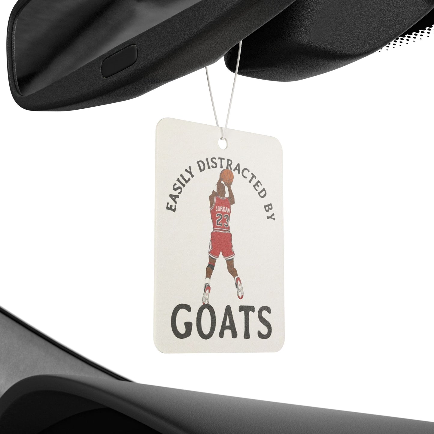 Easily Distracted By Goats Jordan- Car Air Freshener