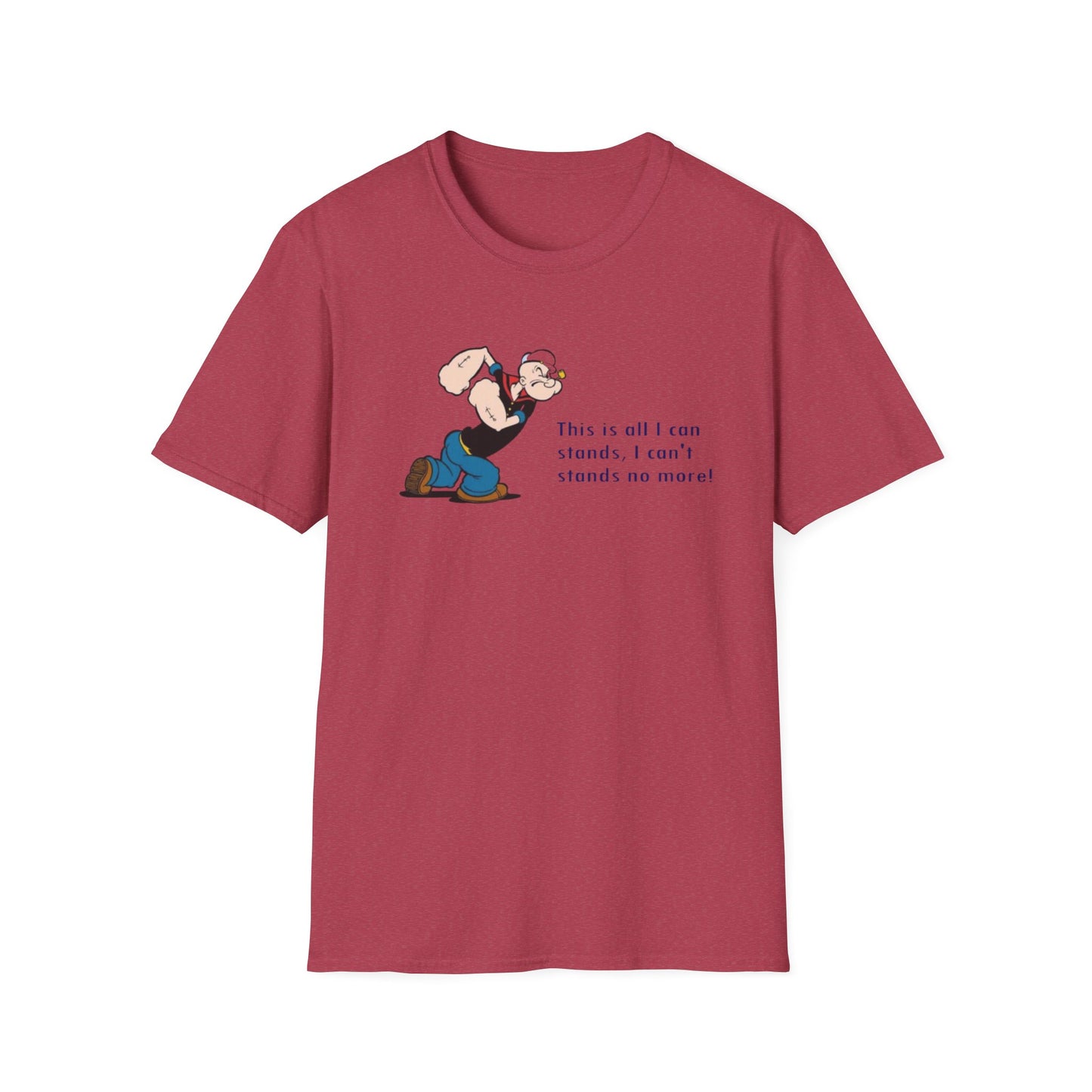 Popeye - Unisex Softstyle T-Shirt | Comfortable Everyday Wear | Perfect for Casual Outings