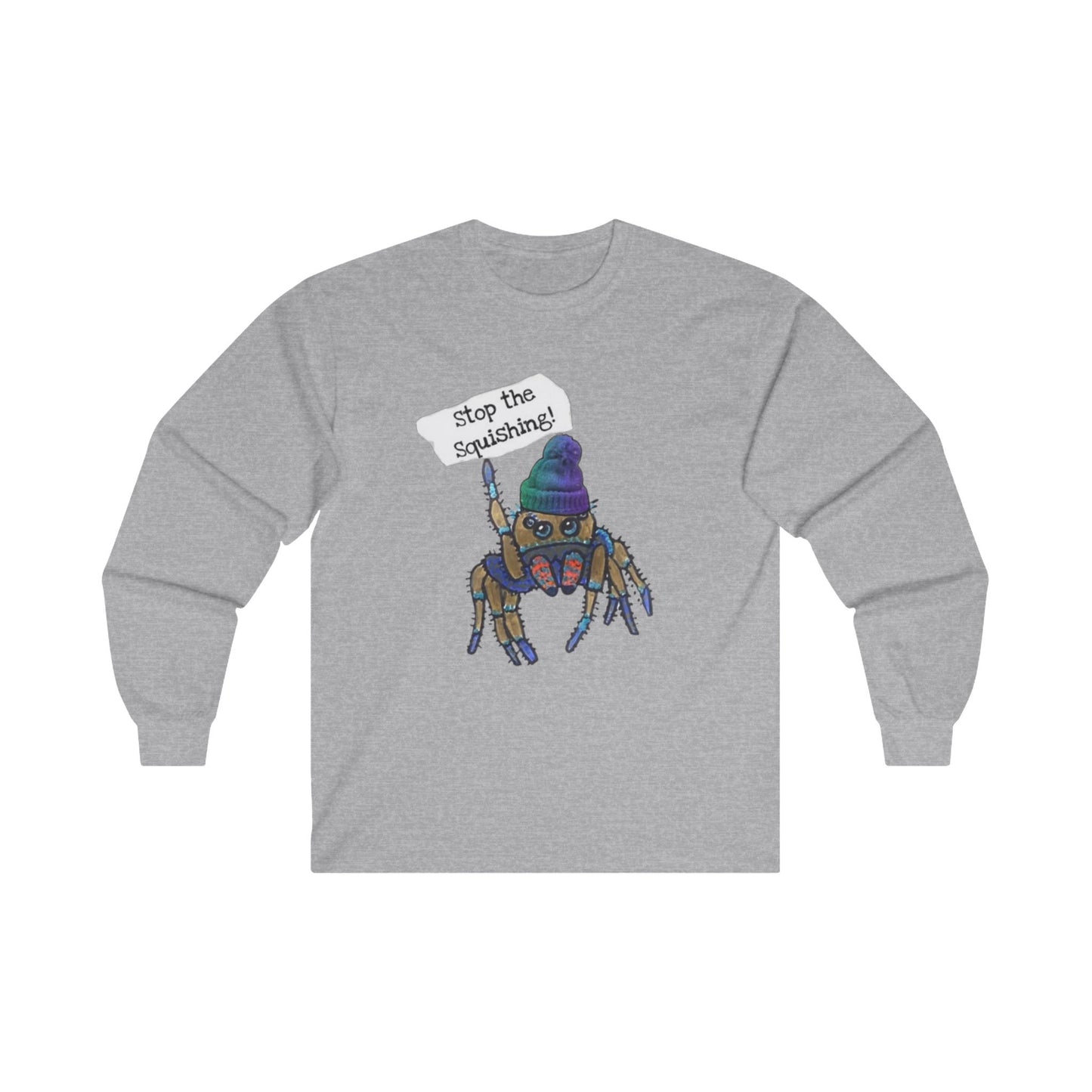 Stop The Squishing - Unisex Ultra Cotton Long Sleeve Tee