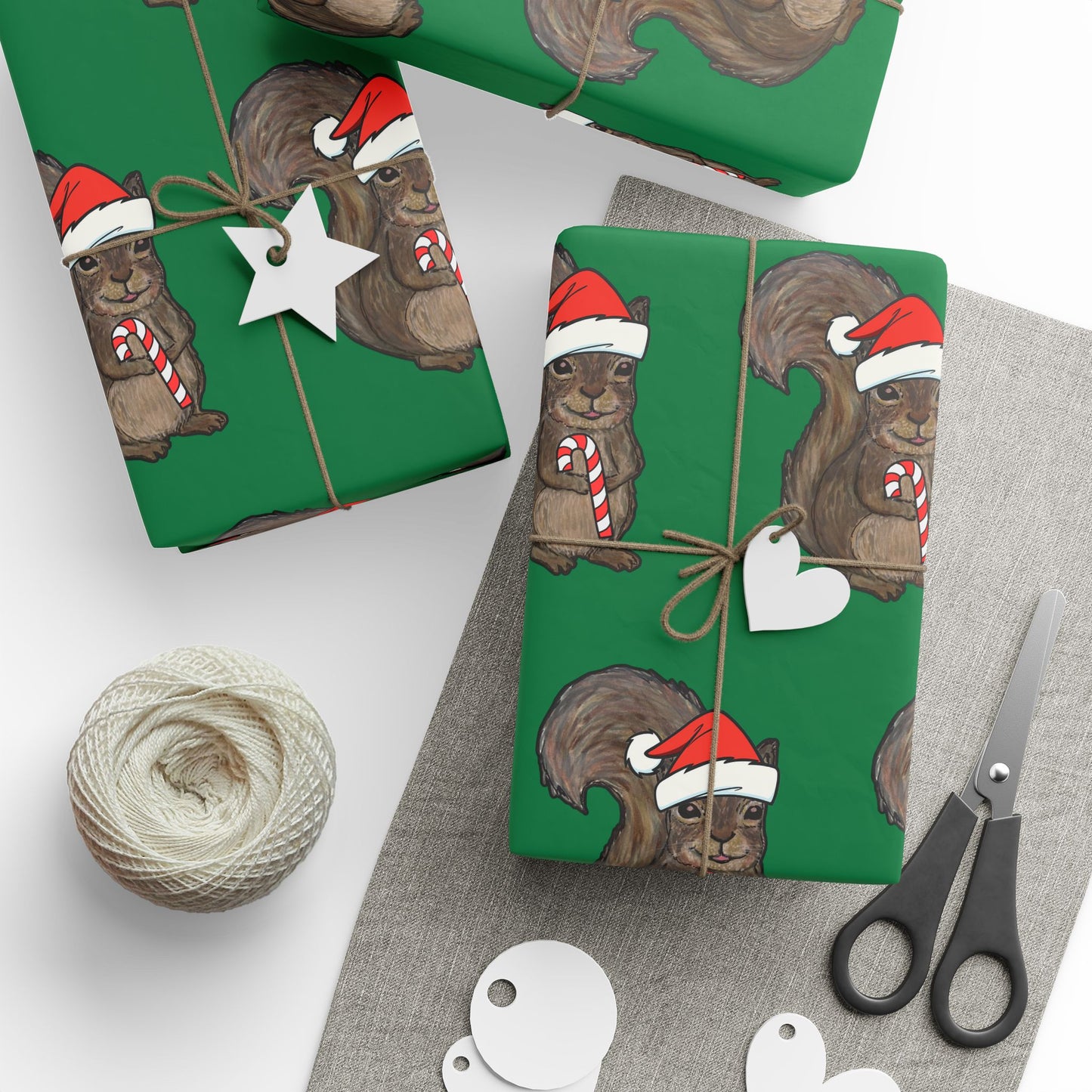 Drunk Squirrel Christmas - Wrapping Papers