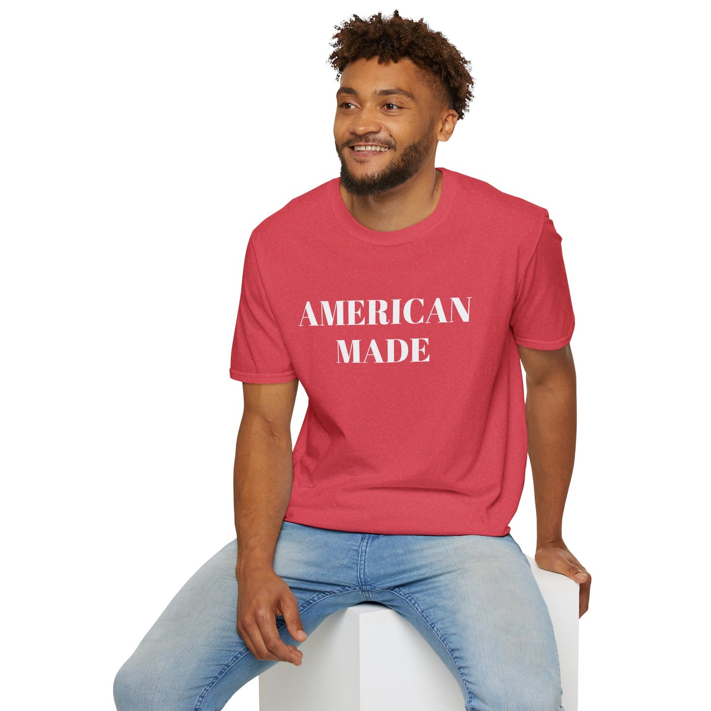 American Made - Unisex Softstyle T-Shirt | Comfortable Everyday Wear | Perfect for Casual Outings