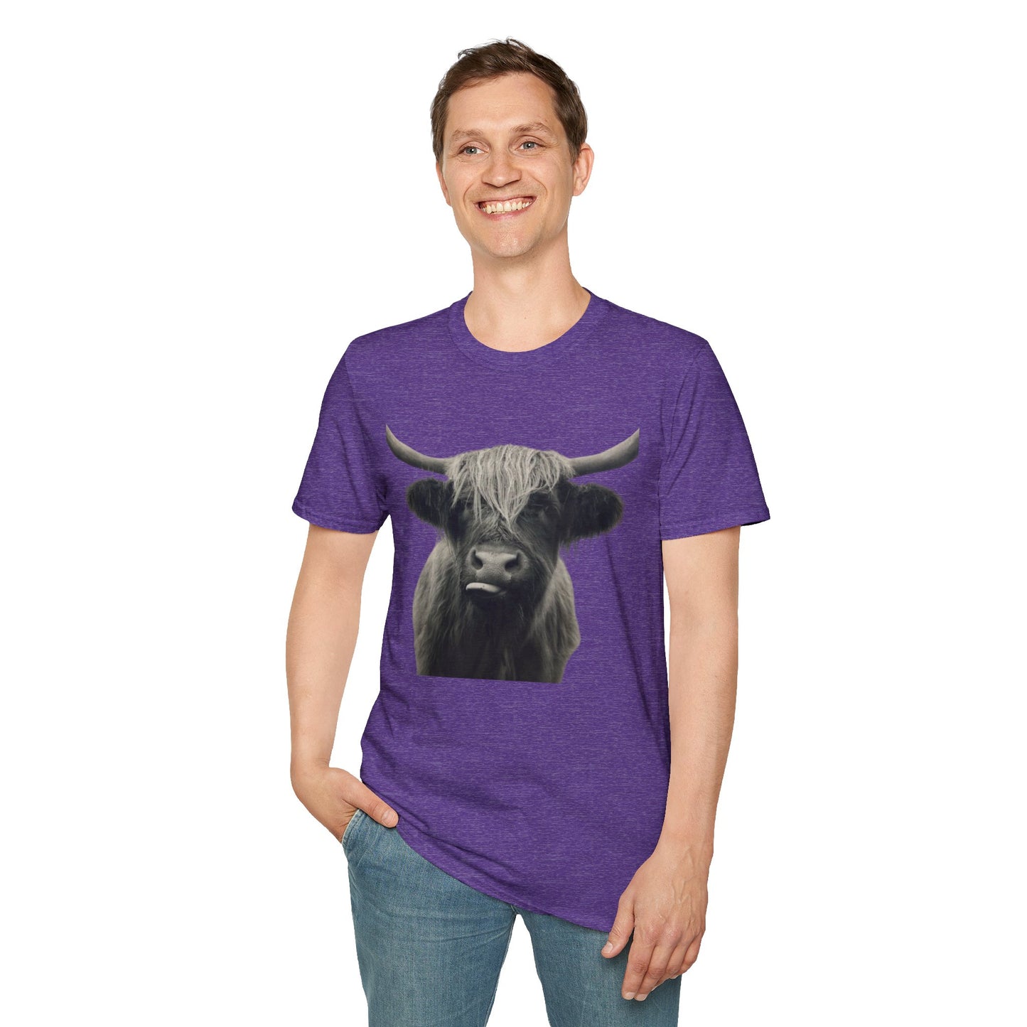 Just a Highland Cow - Unisex Softstyle T-Shirt