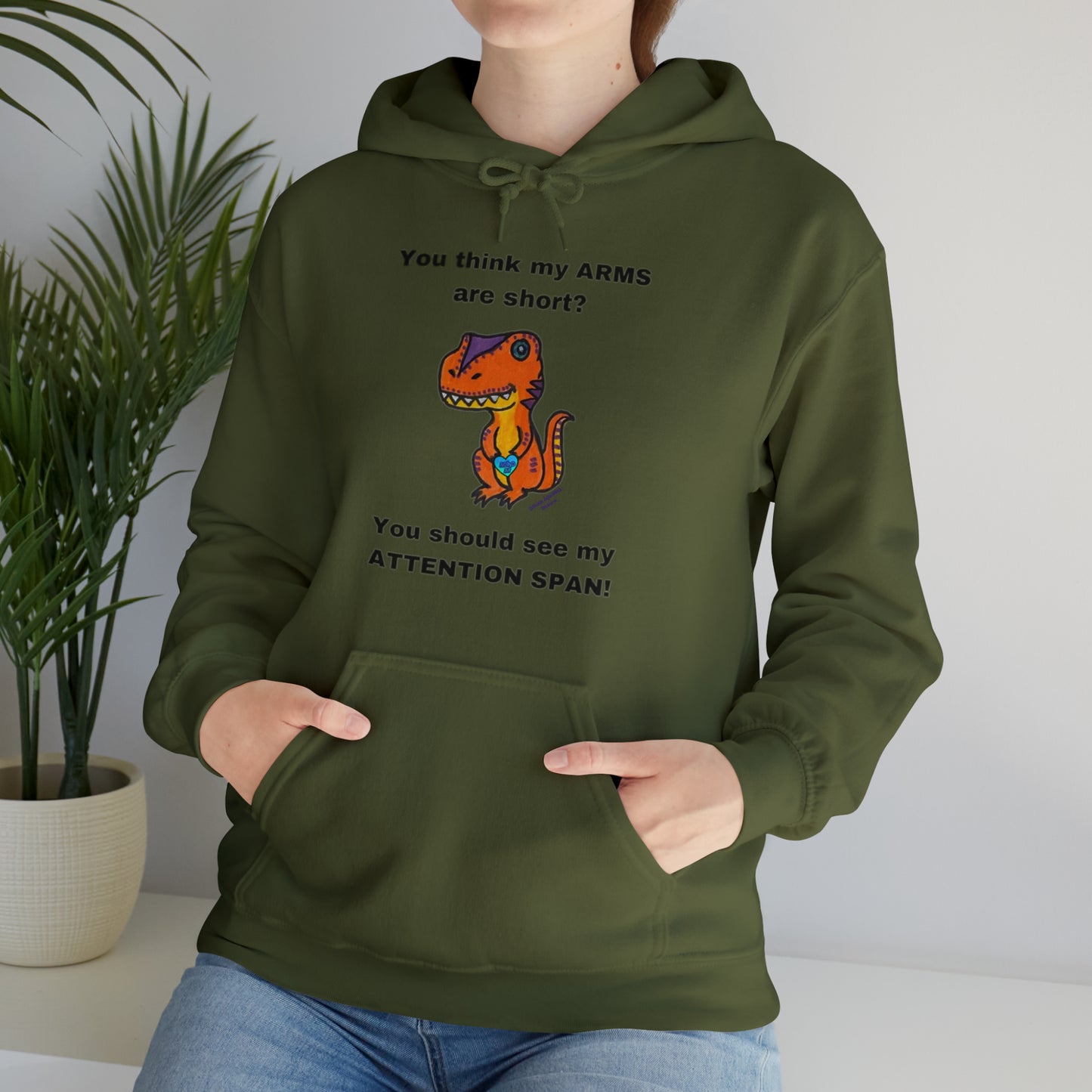 You think my arms are short... - Unisex Heavy Blend™ Hooded Sweatshirt