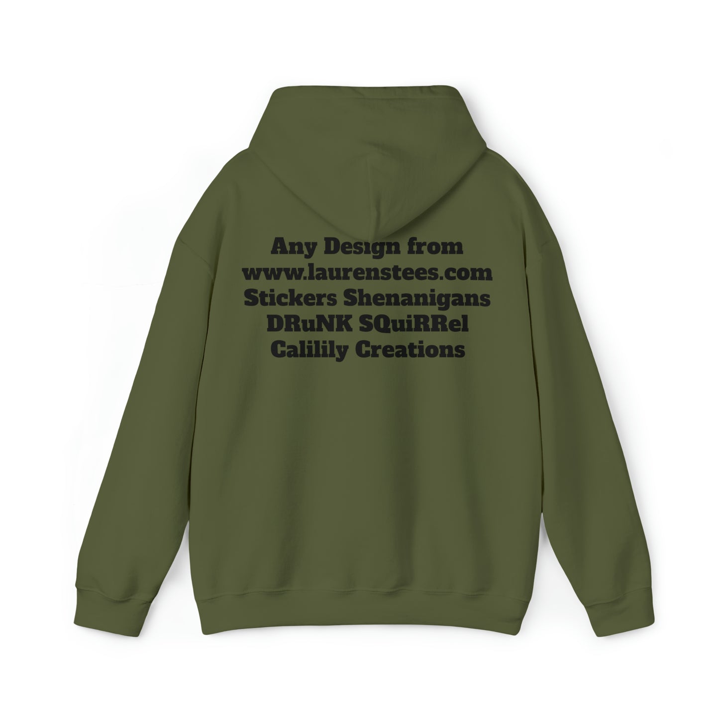 Custom or Any Design on Site Hoodie FRONT AND BACK DESIGNS - Unisex Heavy Blend™ Hooded Sweatshirt