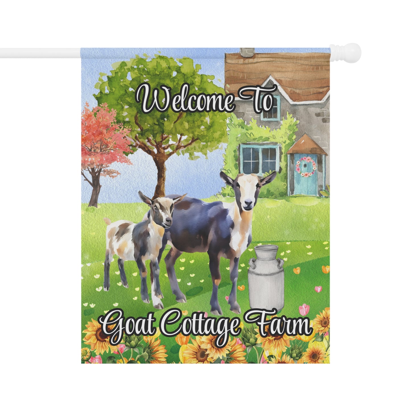 Goat Cottage Farm - Custom Garden & House Banner