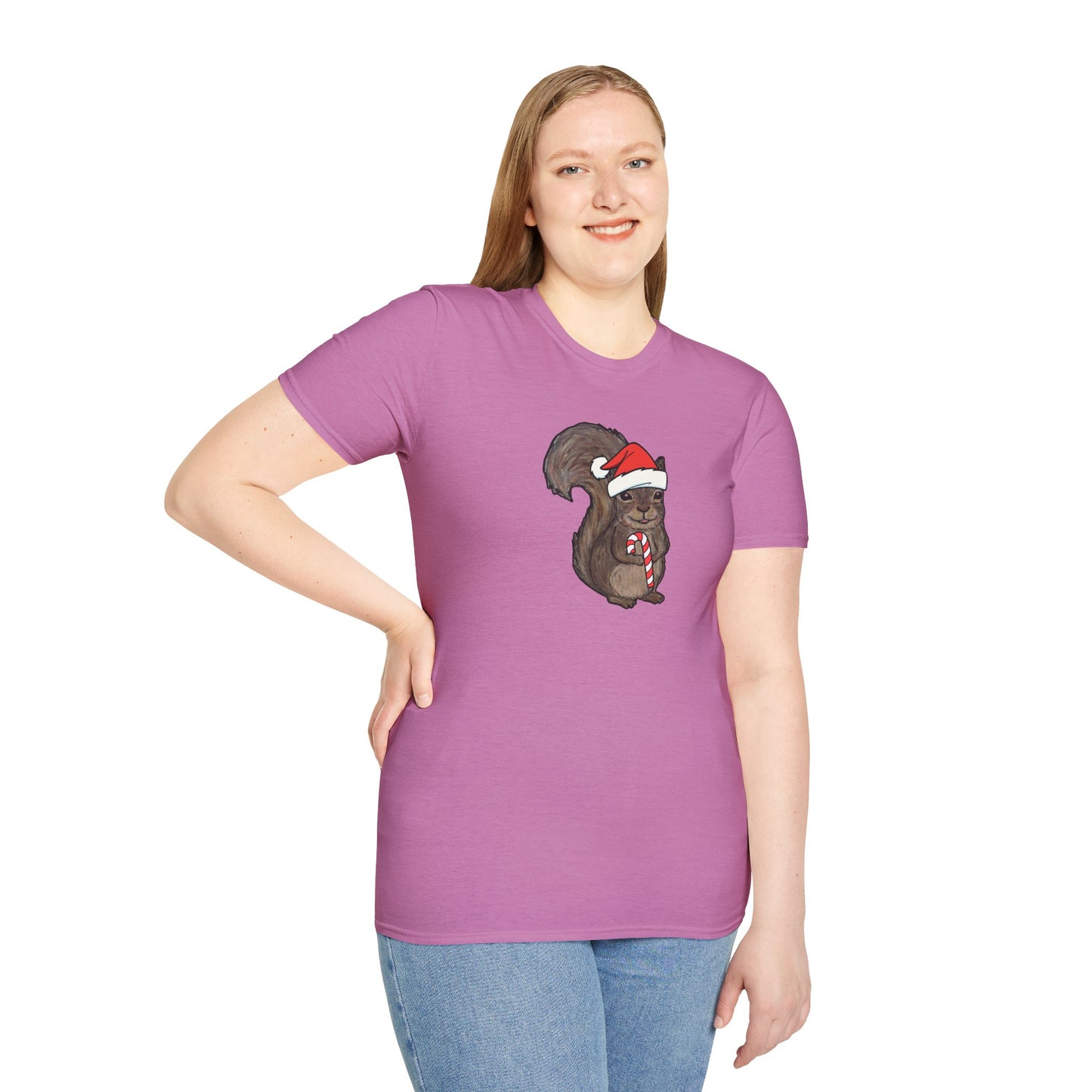 Drunk Squirrel - Unisex Softstyle T-Shirt