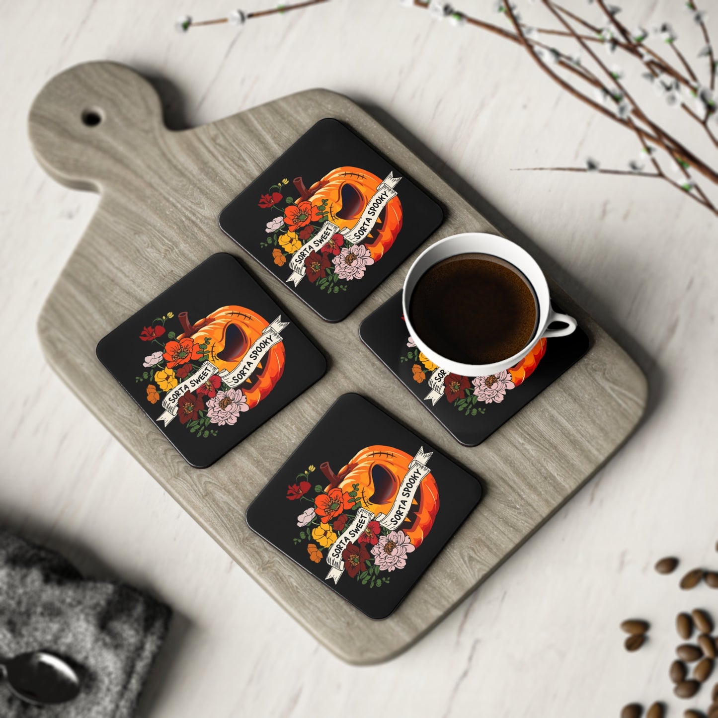 Sorta Sweet Sorta Spooky - Coasters