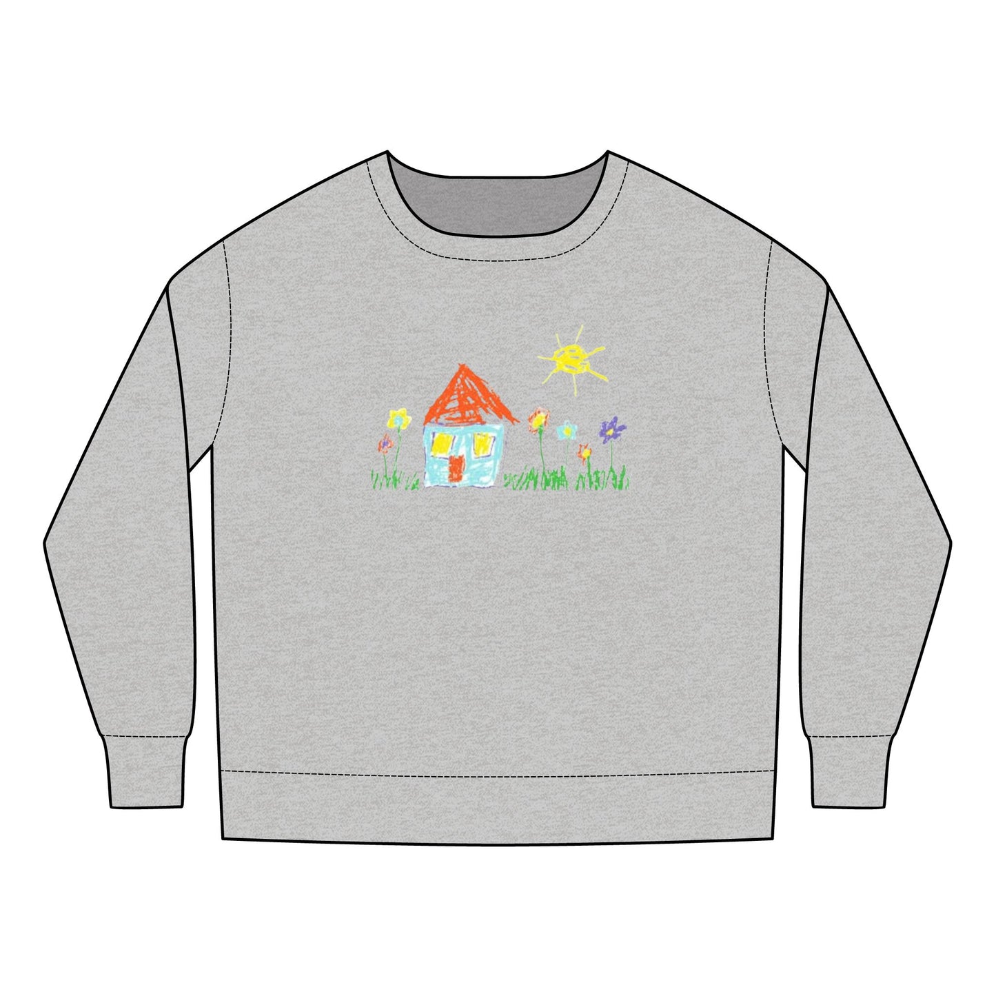 Your Childs Art on a Shirt - Toddler Sweatshirt