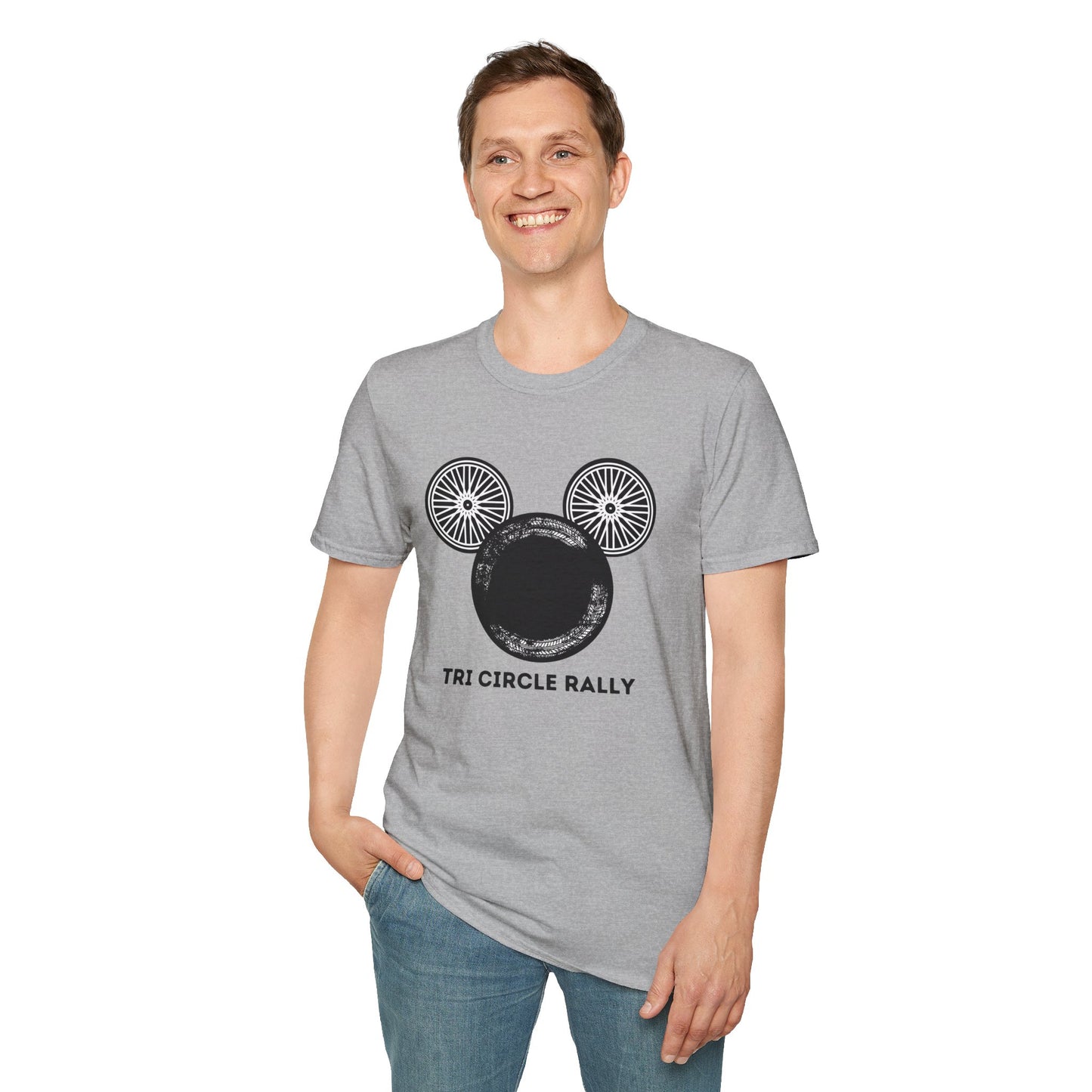 Tri Circle Rally - Unisex Softstyle T-Shirt