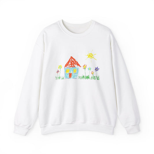 Your Child’s Art on a Shirt - Unisex Heavy Blend™ Crewneck Sweatshirt