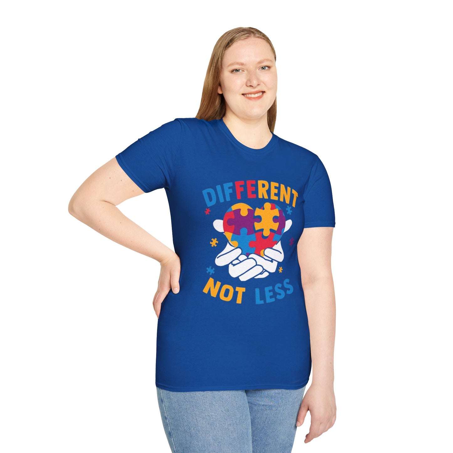 Different NOT Less - Unisex Softstyle T-Shirt