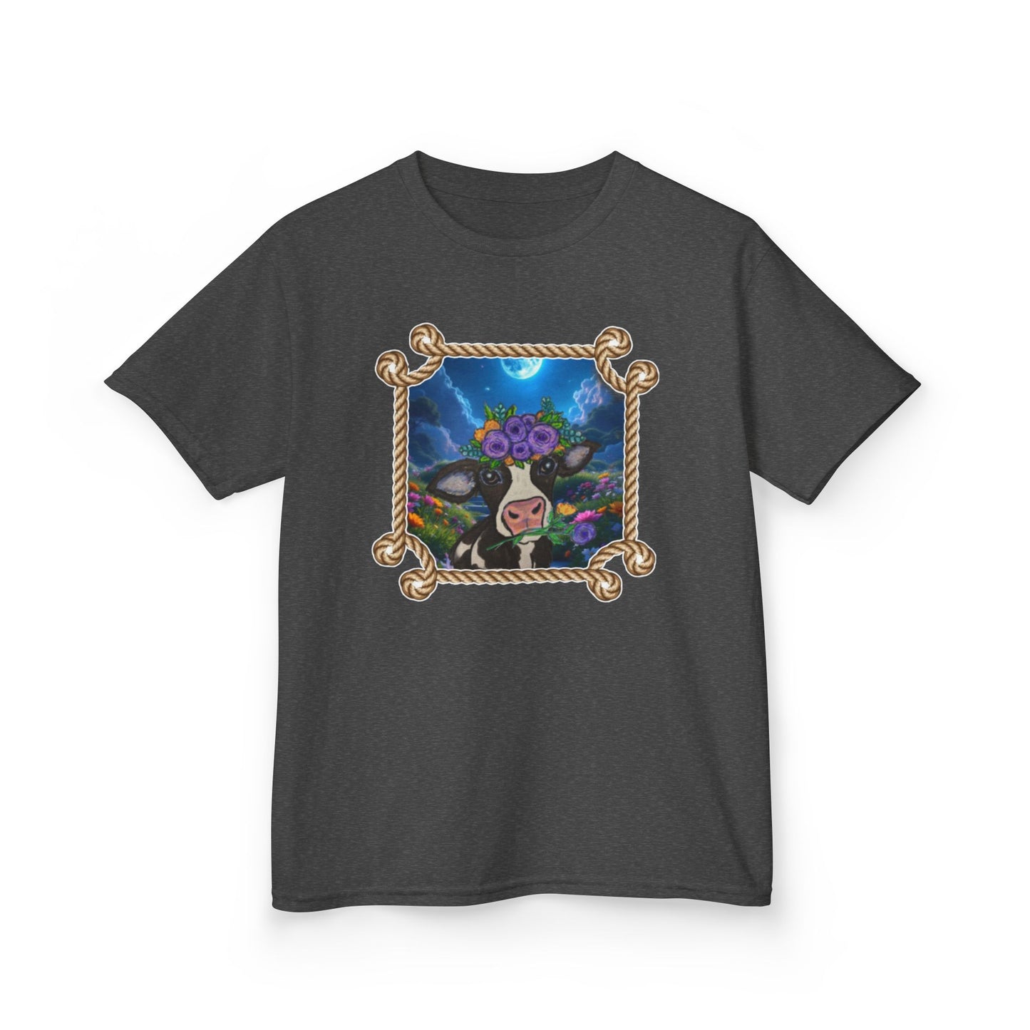 Whimsical Nature Kids Tee with Cute Animal Design