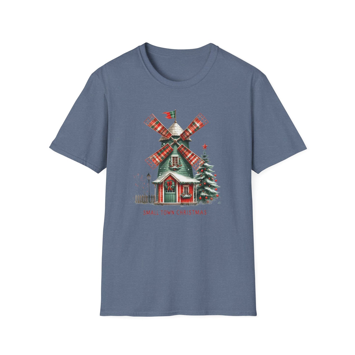 Small Town Christmas - Unisex Softstyle T-Shirt