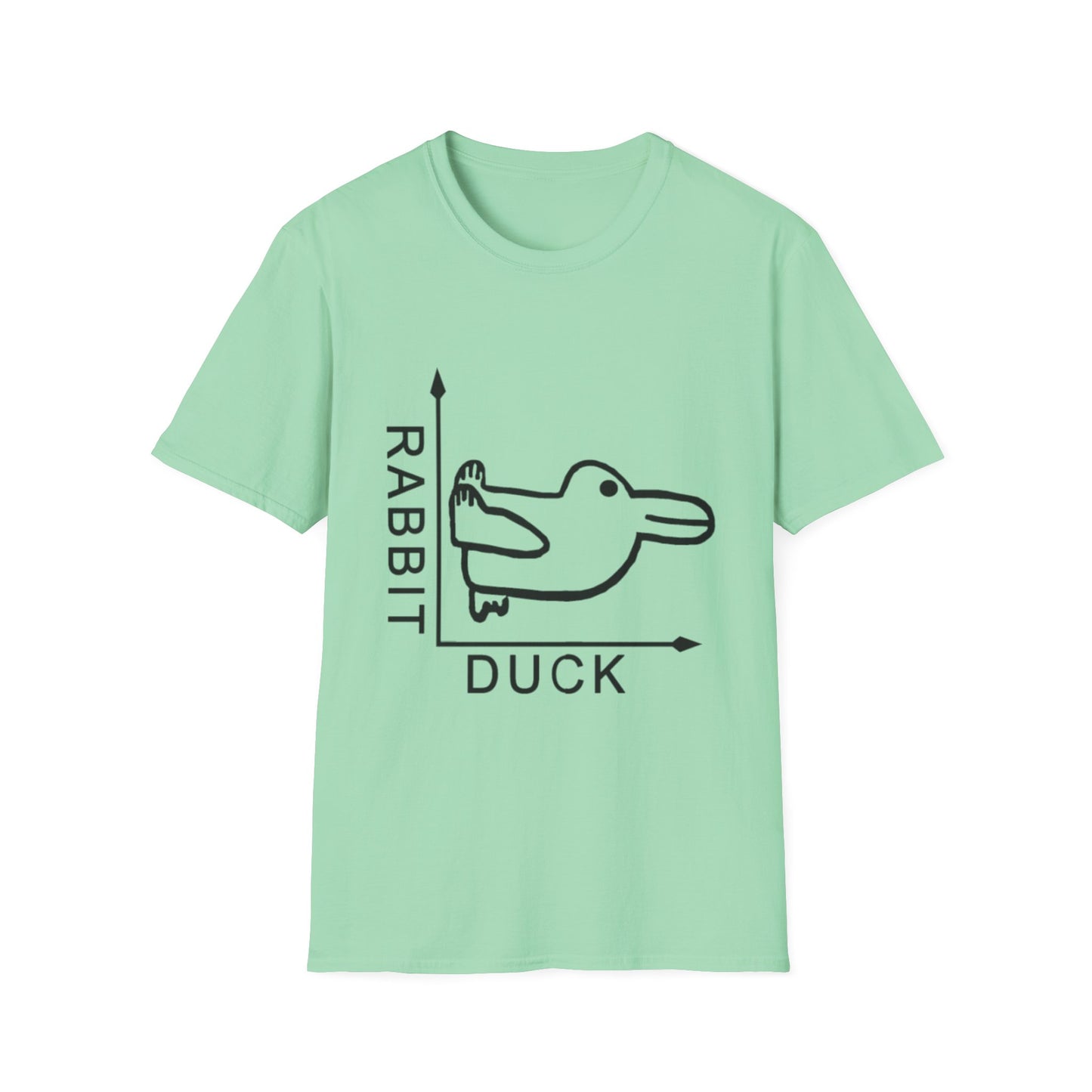 Rabbit Duck - Unisex Softstyle T-Shirt