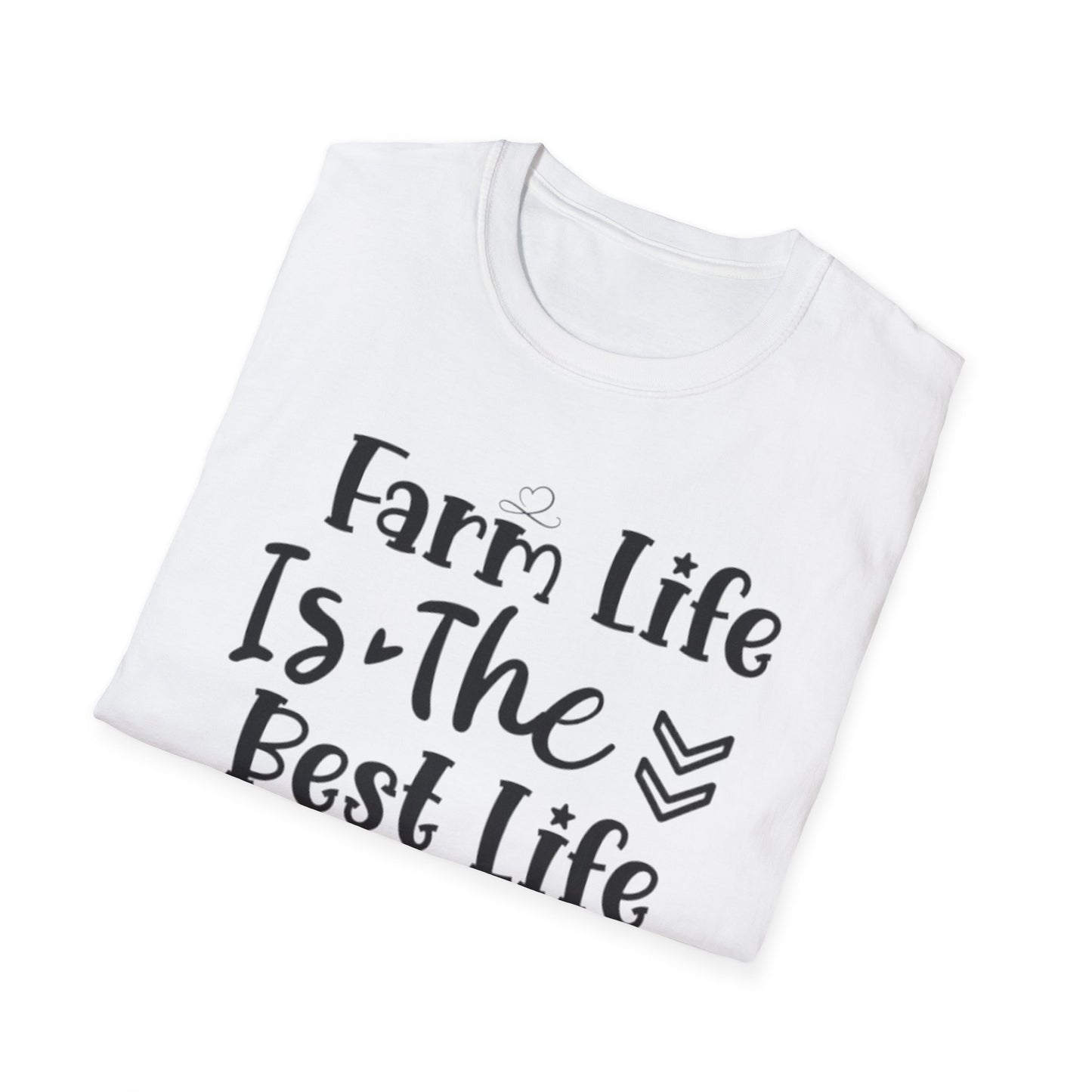 Farm Life is the Best Life GCF - Unisex Softstyle T-Shirt