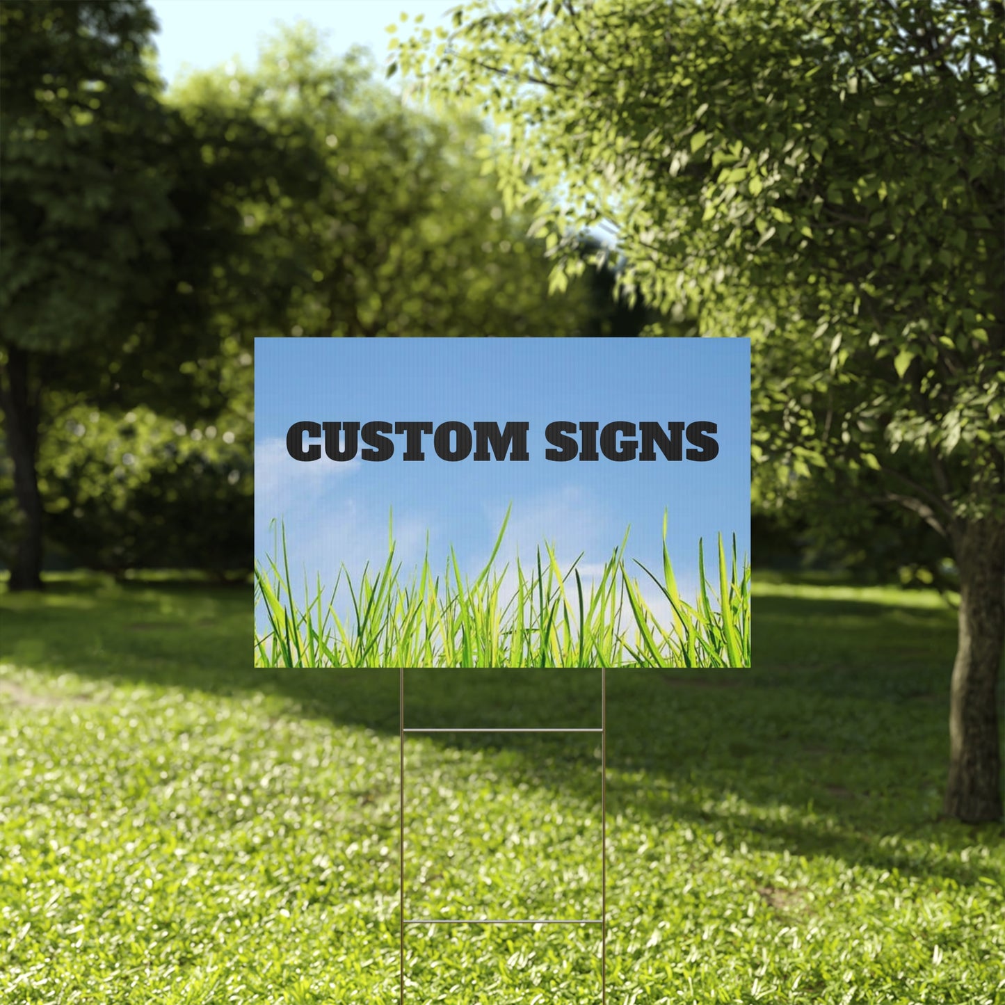 Custom - Plastic Yard Sign