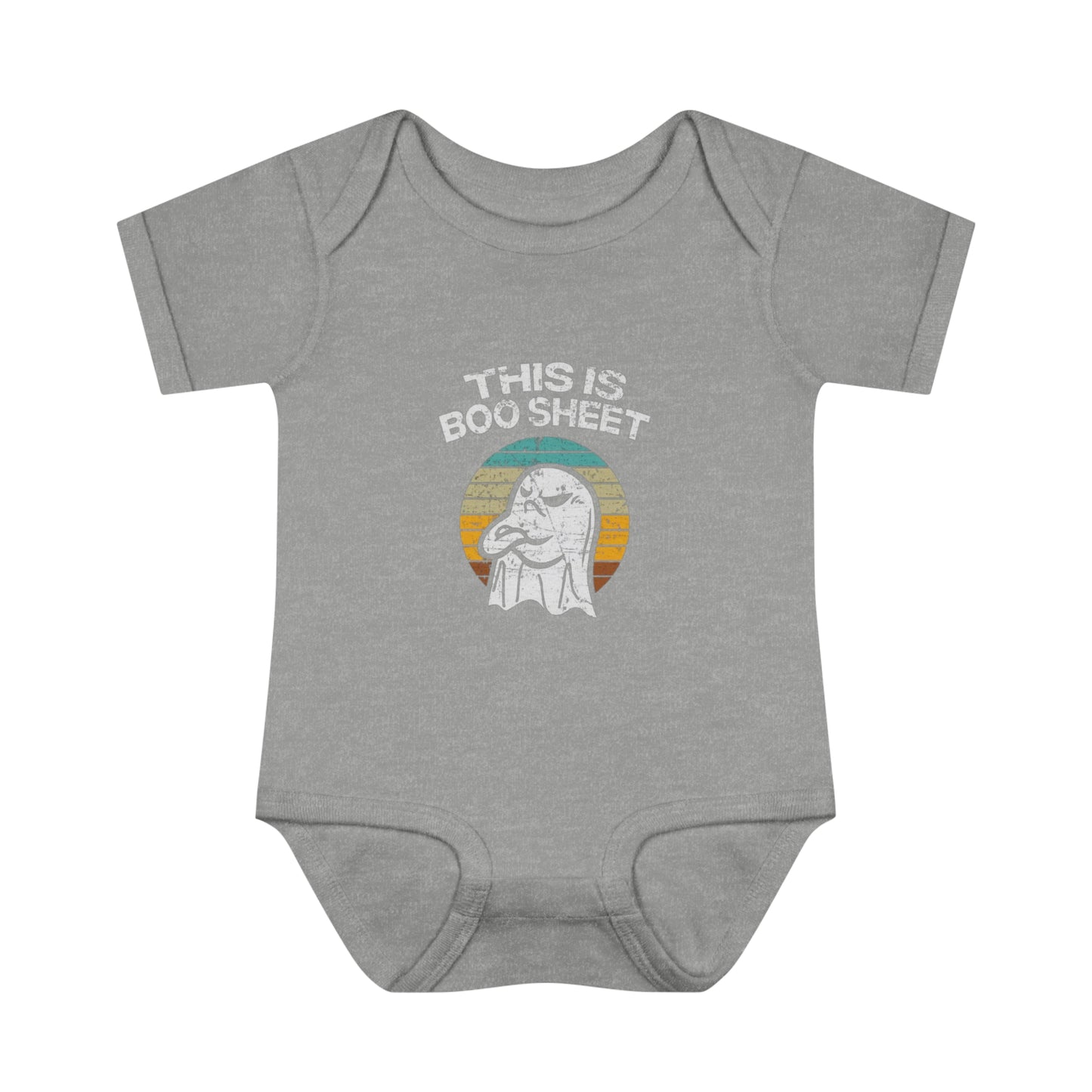 This is Boo Sheet - Infant Baby Rib Bodysuit