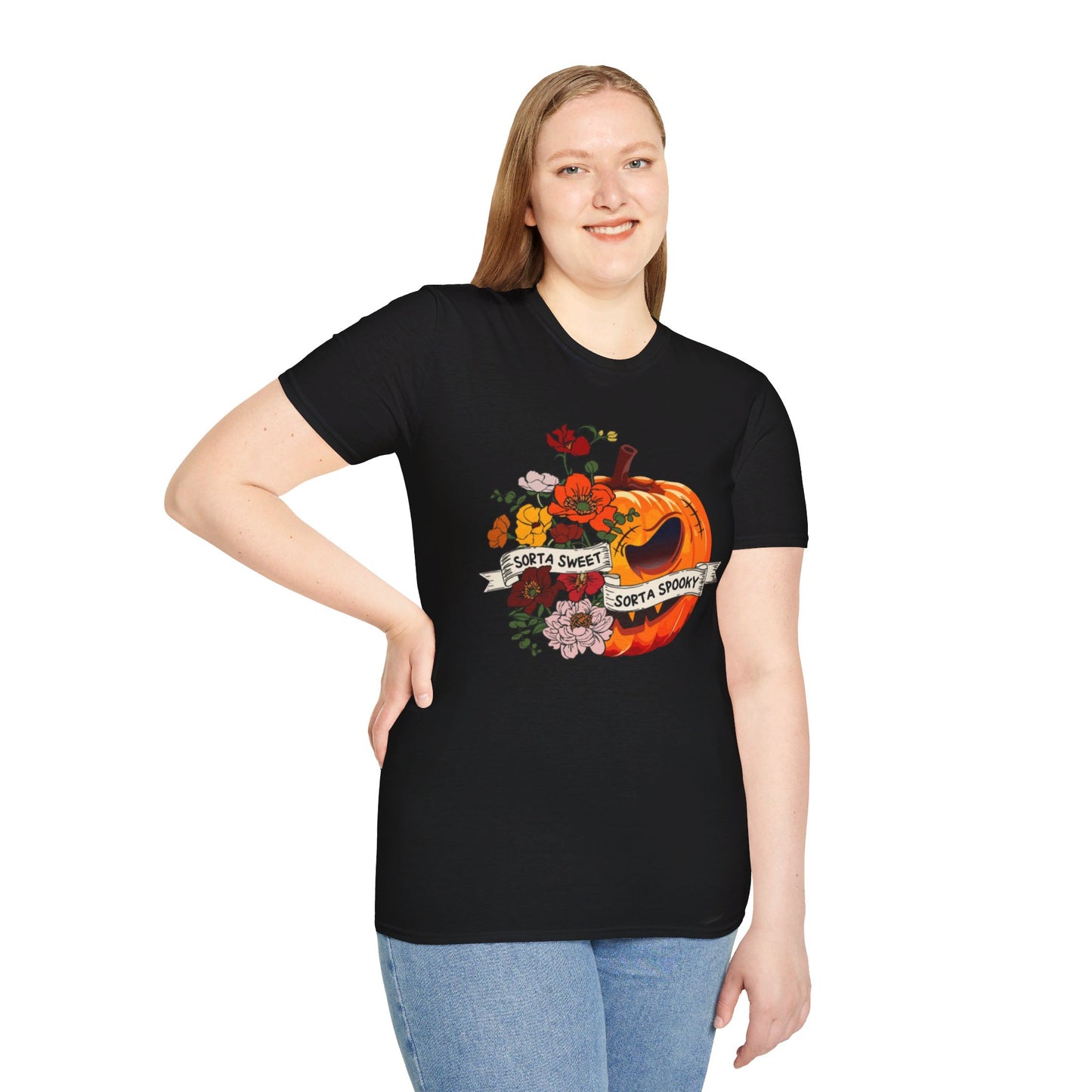 Sorta Sweet Sorta Spooky - Unisex Softstyle T-Shirt