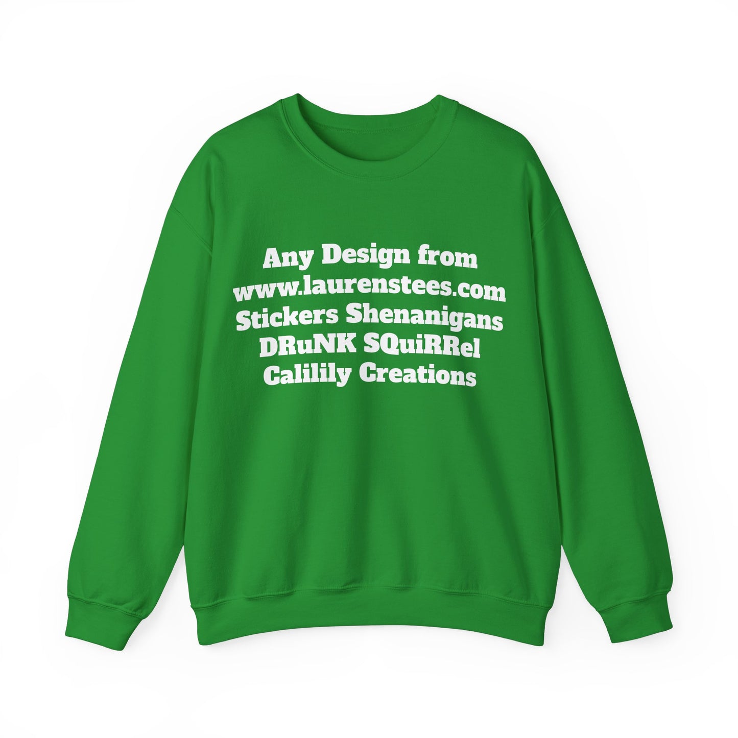 Custom or Any design on site (One side design) - Unisex Heavy Blend™ Crewneck Sweatshirt