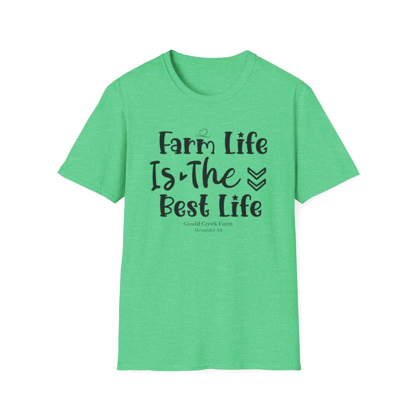 Farm Life is the Best Life GCF - Unisex Softstyle T-Shirt