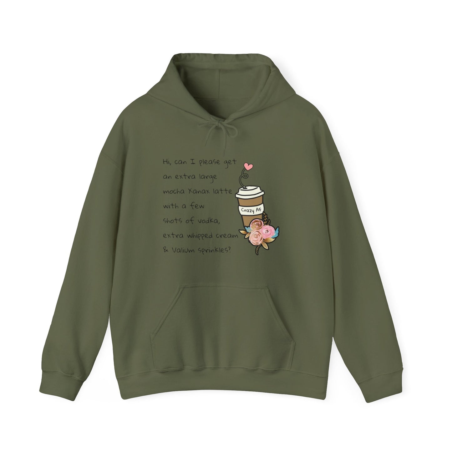 Xanax Latte - Unisex Heavy Blend™ Hooded Sweatshirt