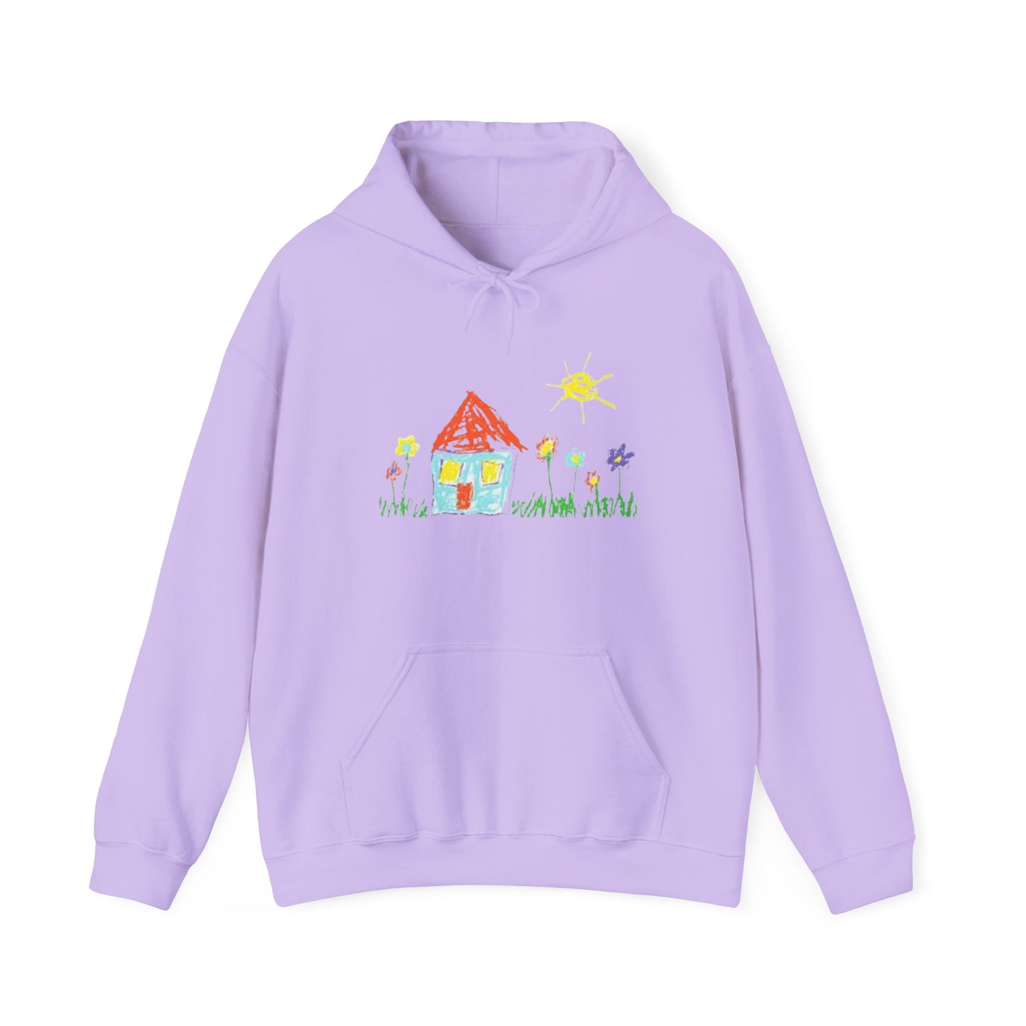 Your Childs Art on a Shirt - Adult Unisex Heavy Blend™ Hooded Sweatshirt