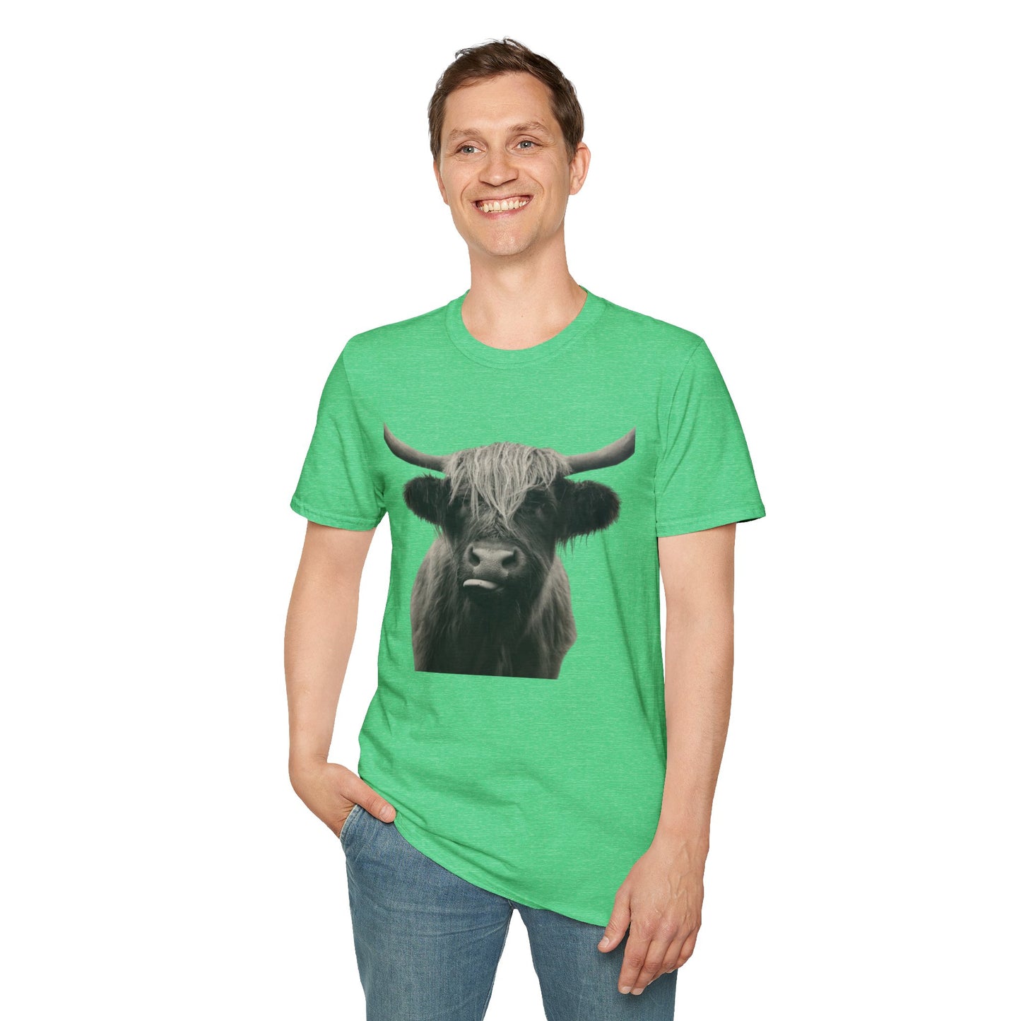 Just a Highland Cow - Unisex Softstyle T-Shirt