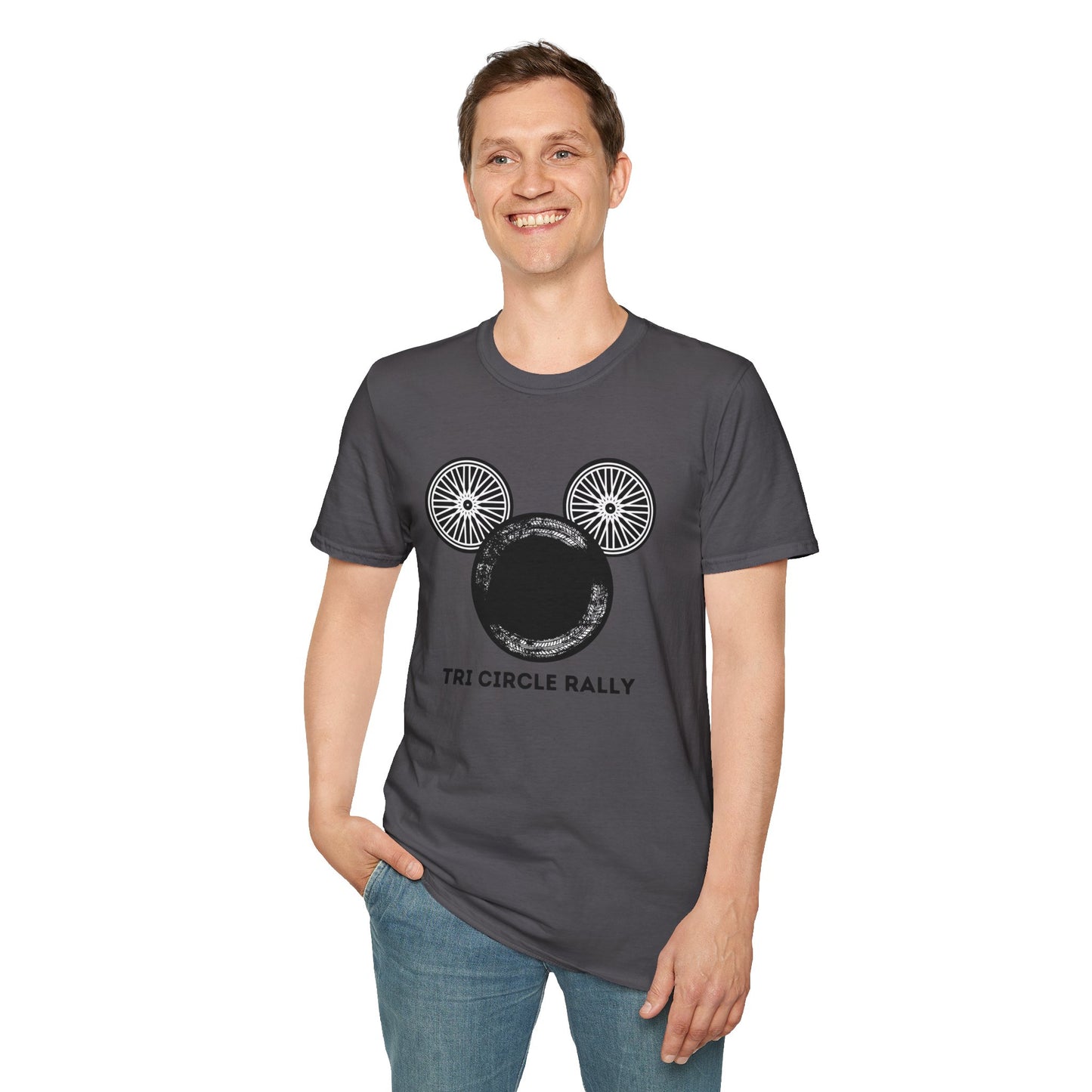 Tri Circle Rally - Unisex Softstyle T-Shirt