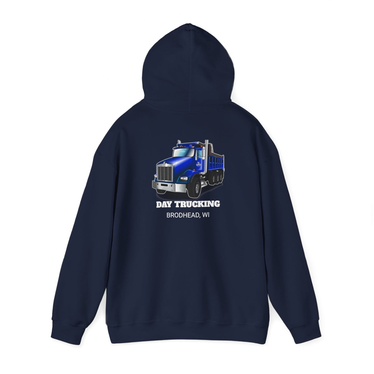 SJ Day Trucking - Hoodie FRONT AND BACK DESIGNS - Unisex Heavy Blend™ Hooded Sweatshirt