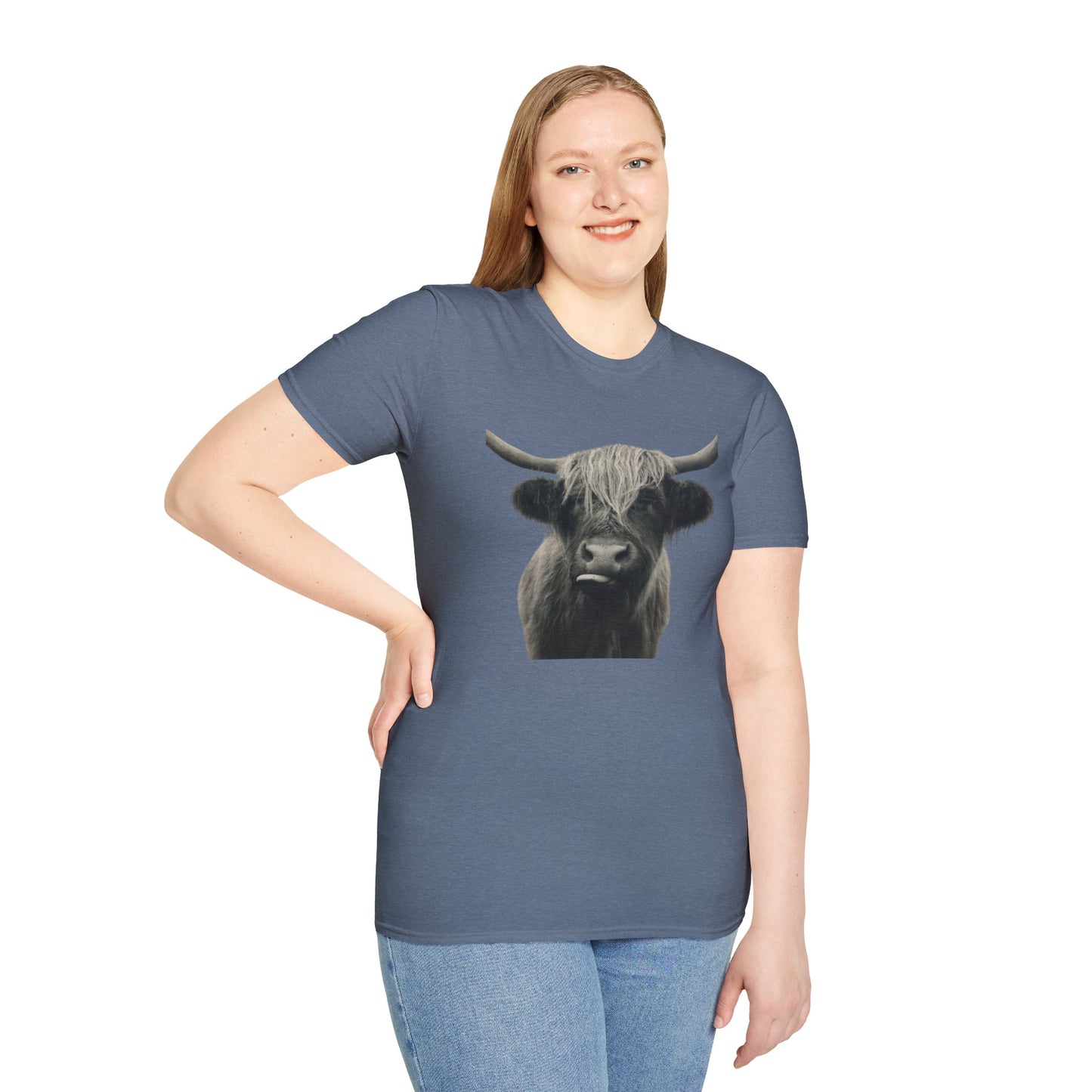 Just a Highland Cow - Unisex Softstyle T-Shirt