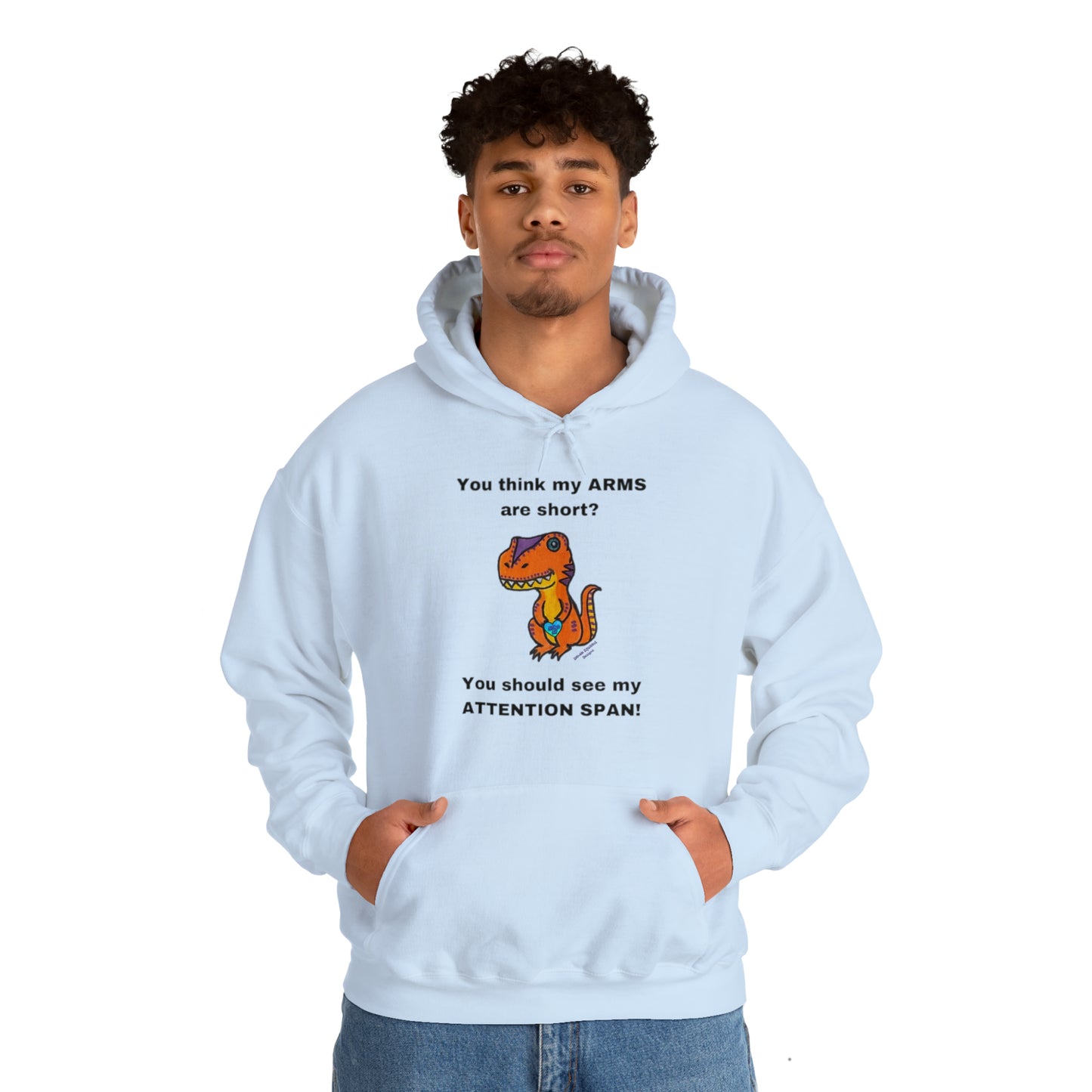 You think my arms are short... - Unisex Heavy Blend™ Hooded Sweatshirt