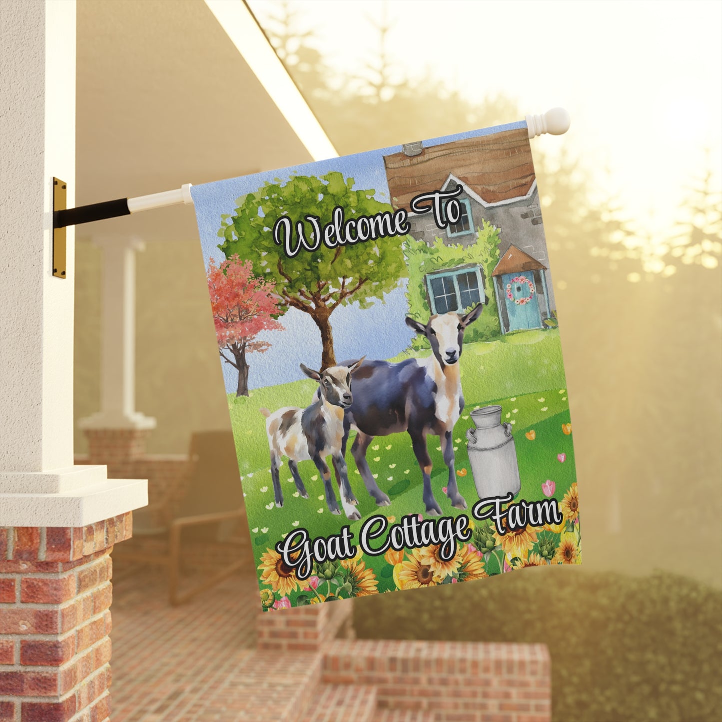 Goat Cottage Farm - Custom Garden & House Banner