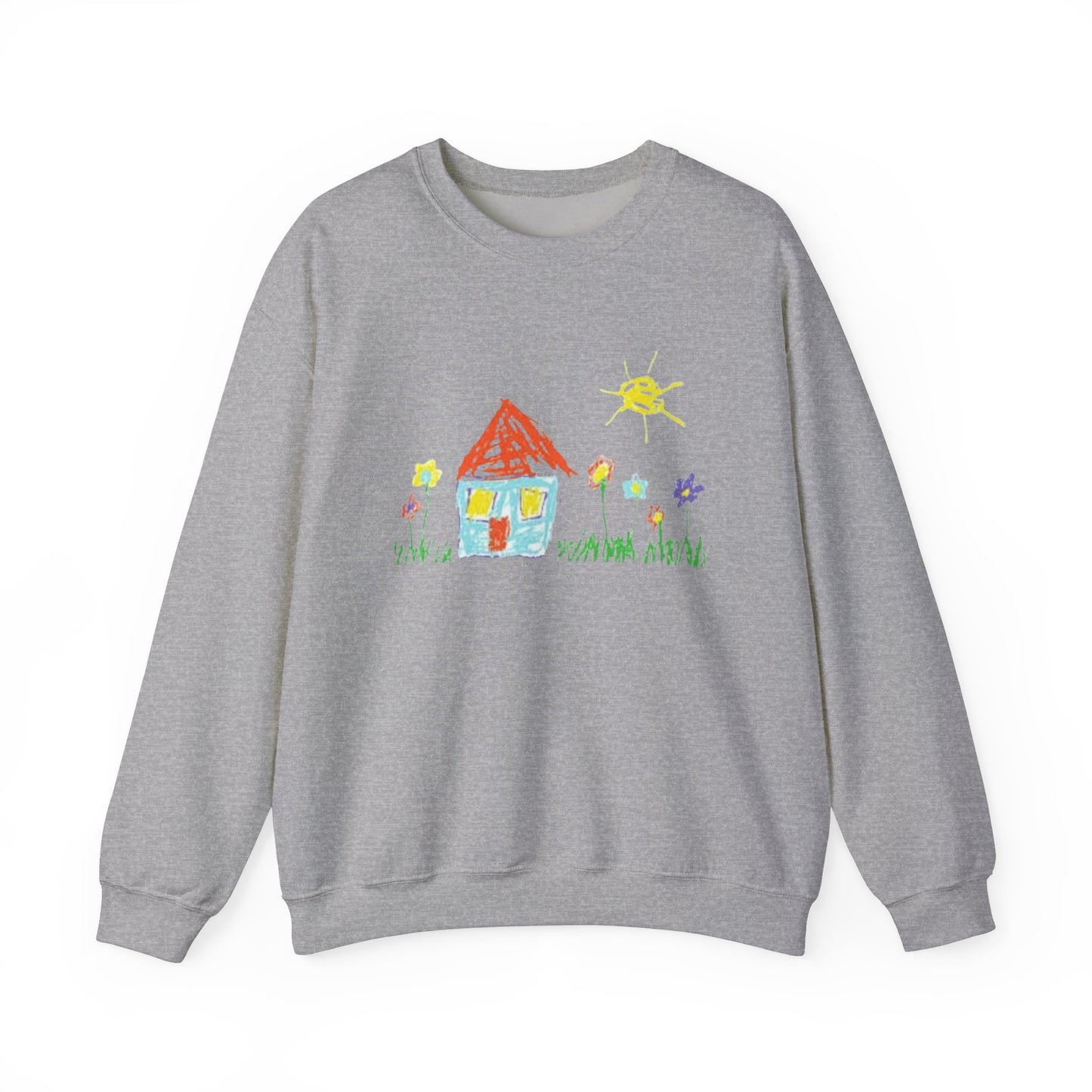 Your Child’s Art on a Shirt - Unisex Heavy Blend™ Crewneck Sweatshirt